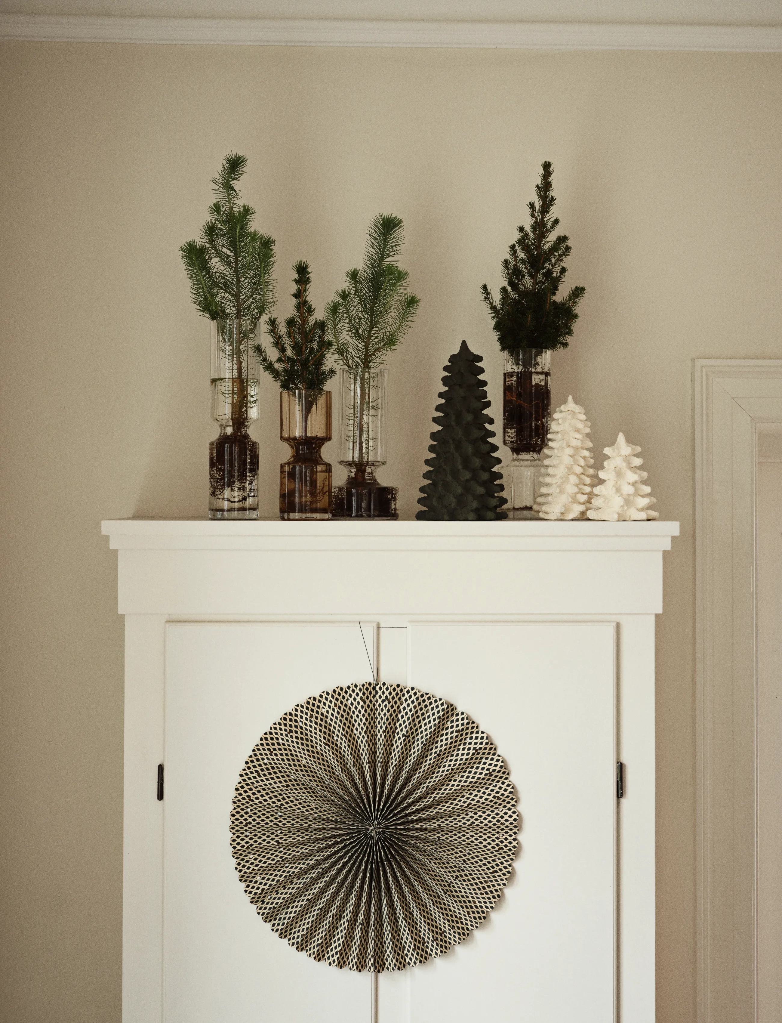Broste Copenhagen - Pulp Christmas Tree - white - 0
