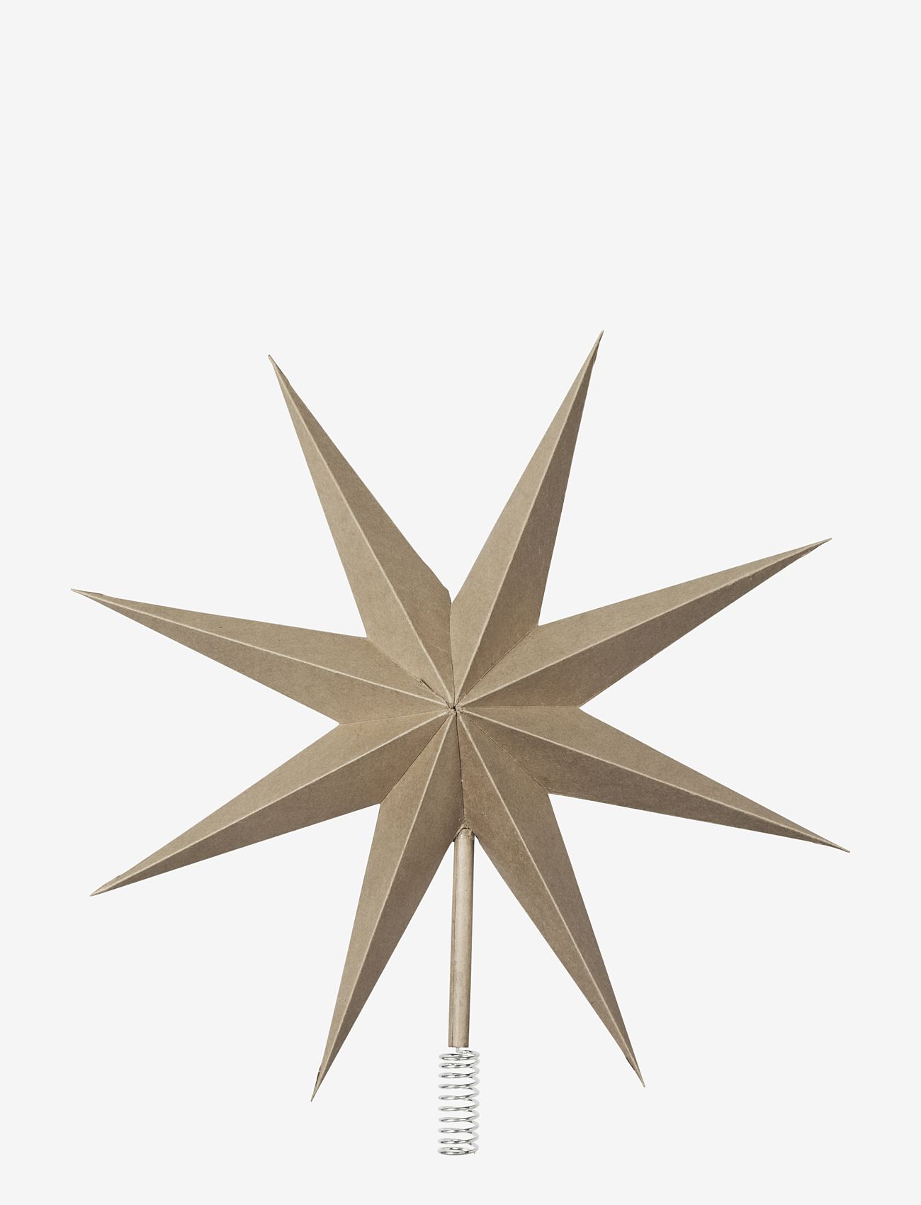 Broste Copenhagen - Star Tree Topper - köp efter pris - natural brown - 0