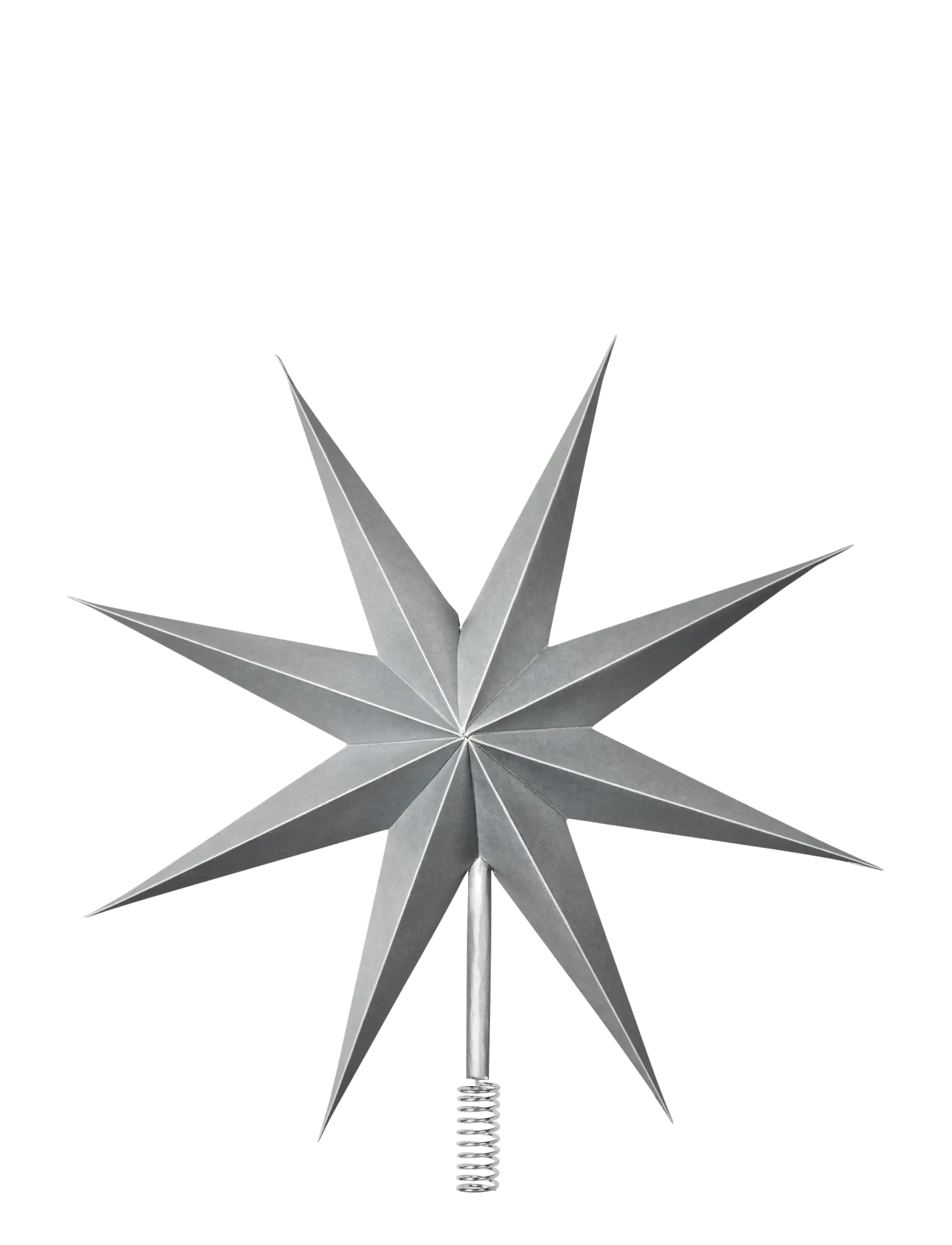 Broste Copenhagen Star Tree Topper - Julgranspynt - SILVER / grey