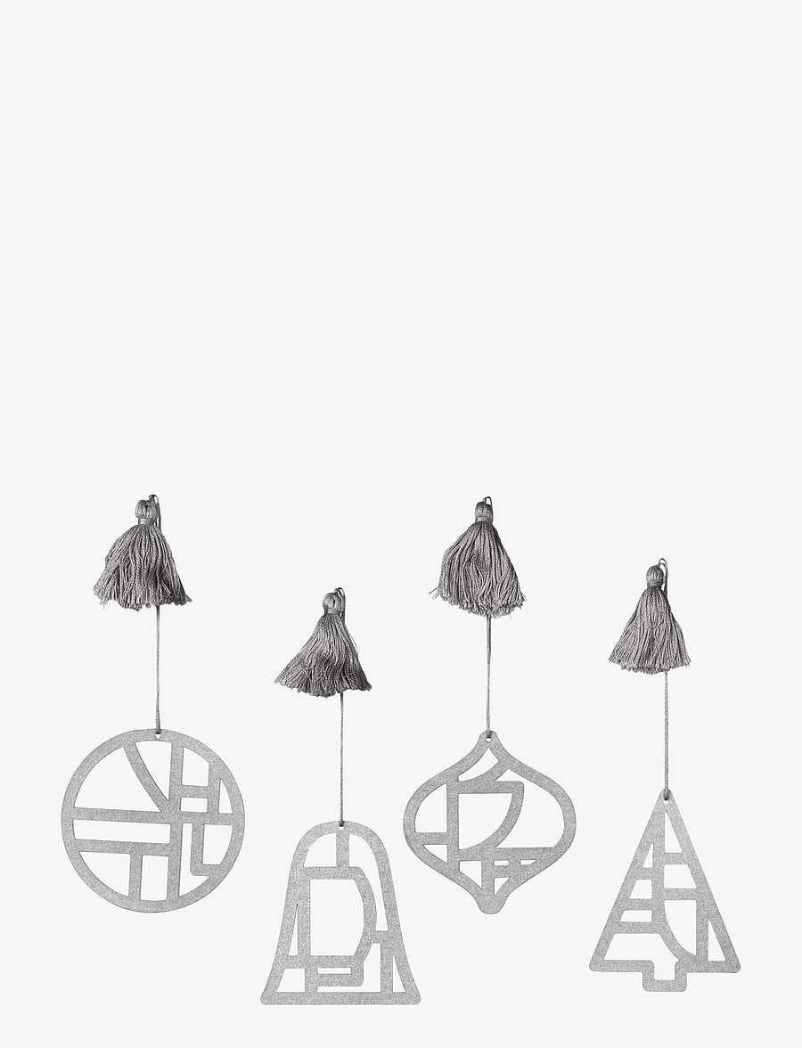 Broste Copenhagen - Fili Ornaments - silver - 0