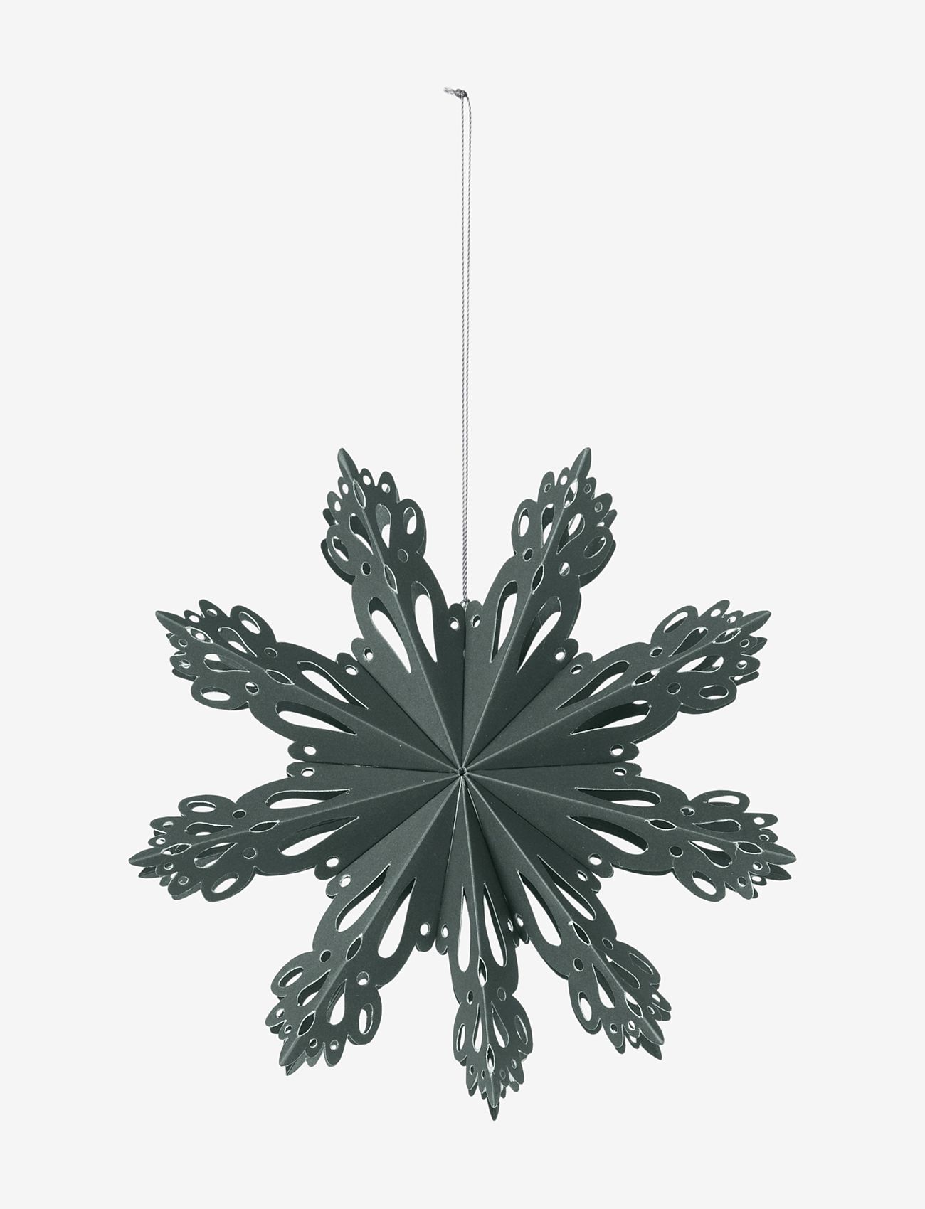 Broste Copenhagen - DEKO 'SNOWFLAKE' - deep forest - 0