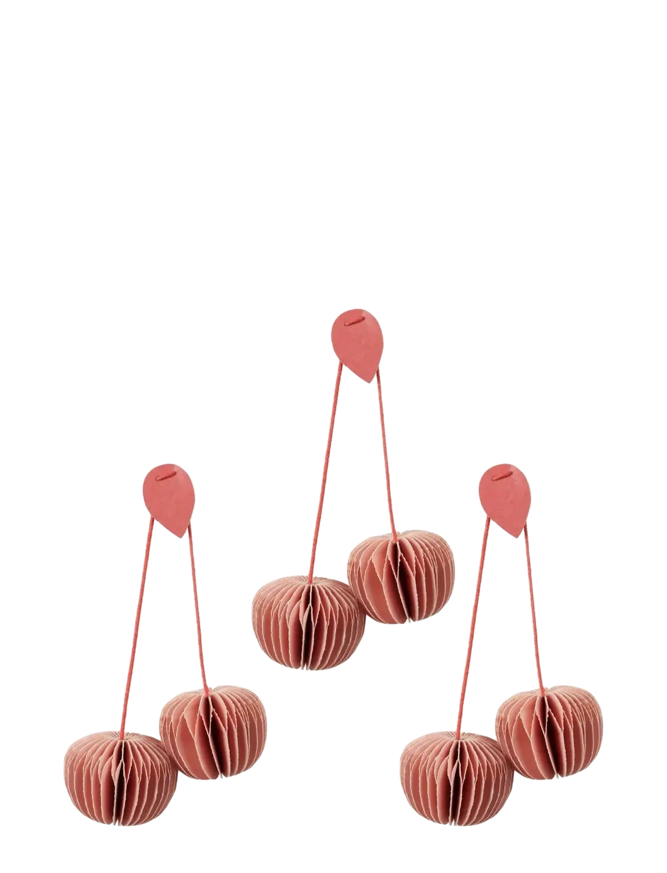 Broste Copenhagen Cherry Ornaments, Julekugle og juletræstilbehør, Pink, Str: L:3CM