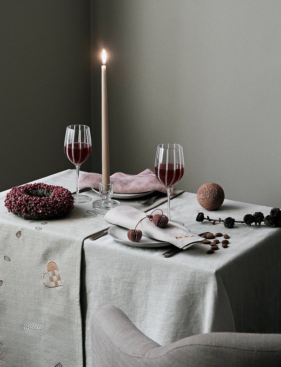 Broste Copenhagen - Cherry Ornaments - figuri ja skulptuurid - dusty pink - 0
