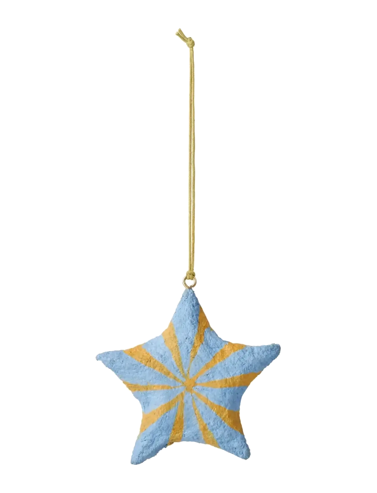 Broste Copenhagen Pulp Star Ornament - Weihnachtskugeln - PIGEON BLUE / blue