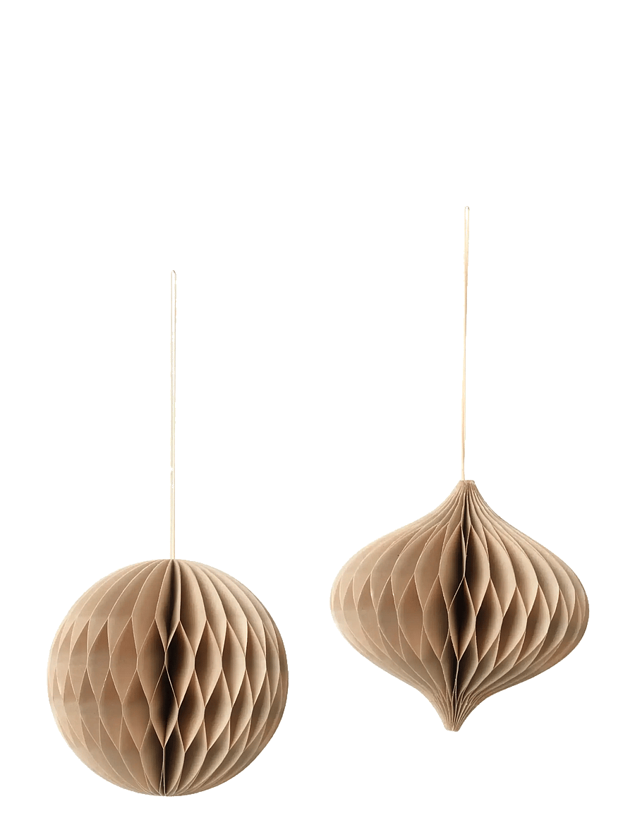 Broste Copenhagen - Christmas Mix Ornaments - natural brown - 0