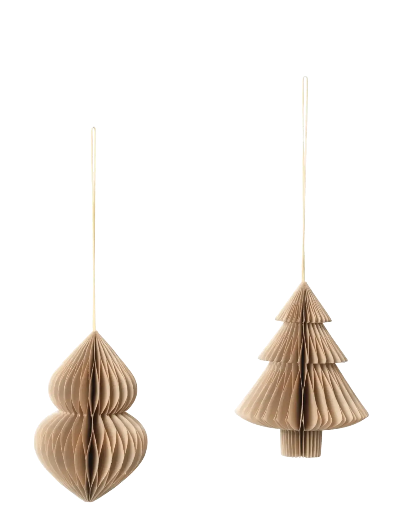 Broste Copenhagen Christmas Mix Ornaments, H:13 cm, Decoration, Beige - Baubles & Tree Accessories, Homeware