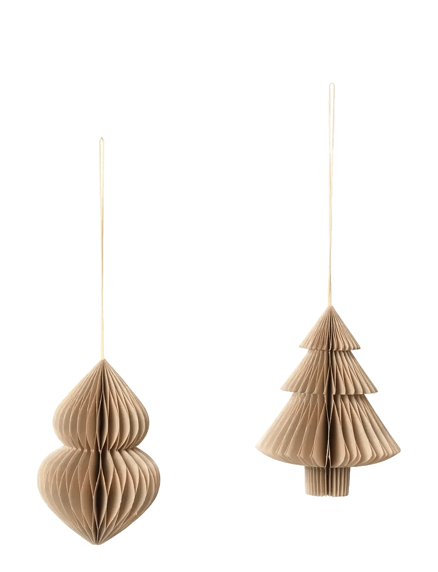 Broste Copenhagen - Christmas Mix Ornaments - natural brown - 0