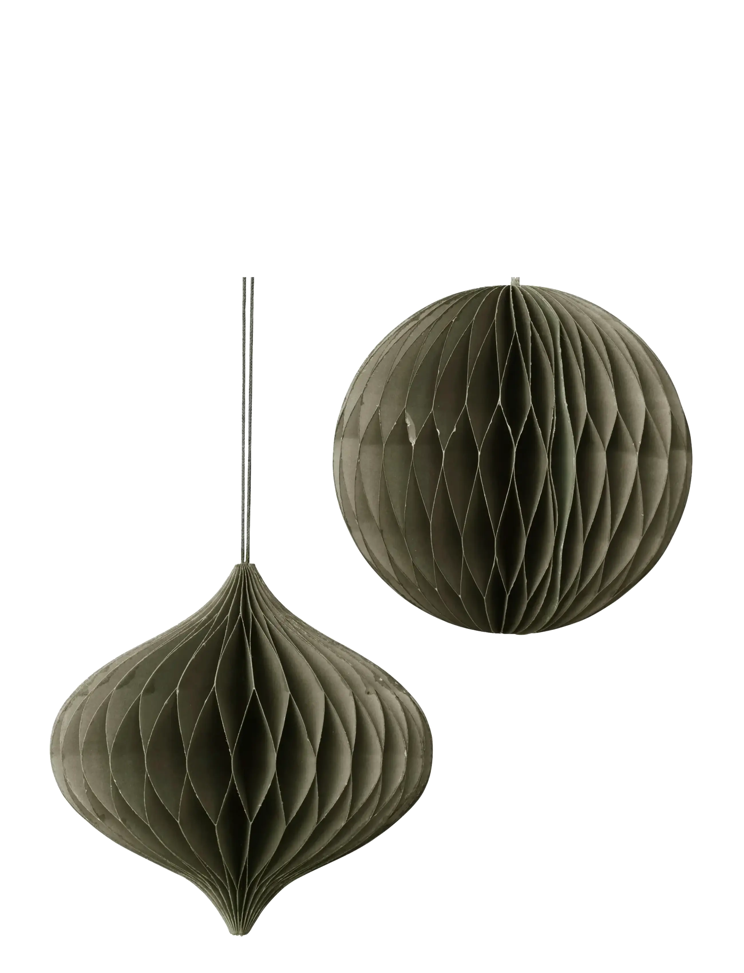 Broste Copenhagen Christmas Mix Ornaments, H:13 cm, Decoration, Khakigrün - Baubles & Tree Accessories, Homeware