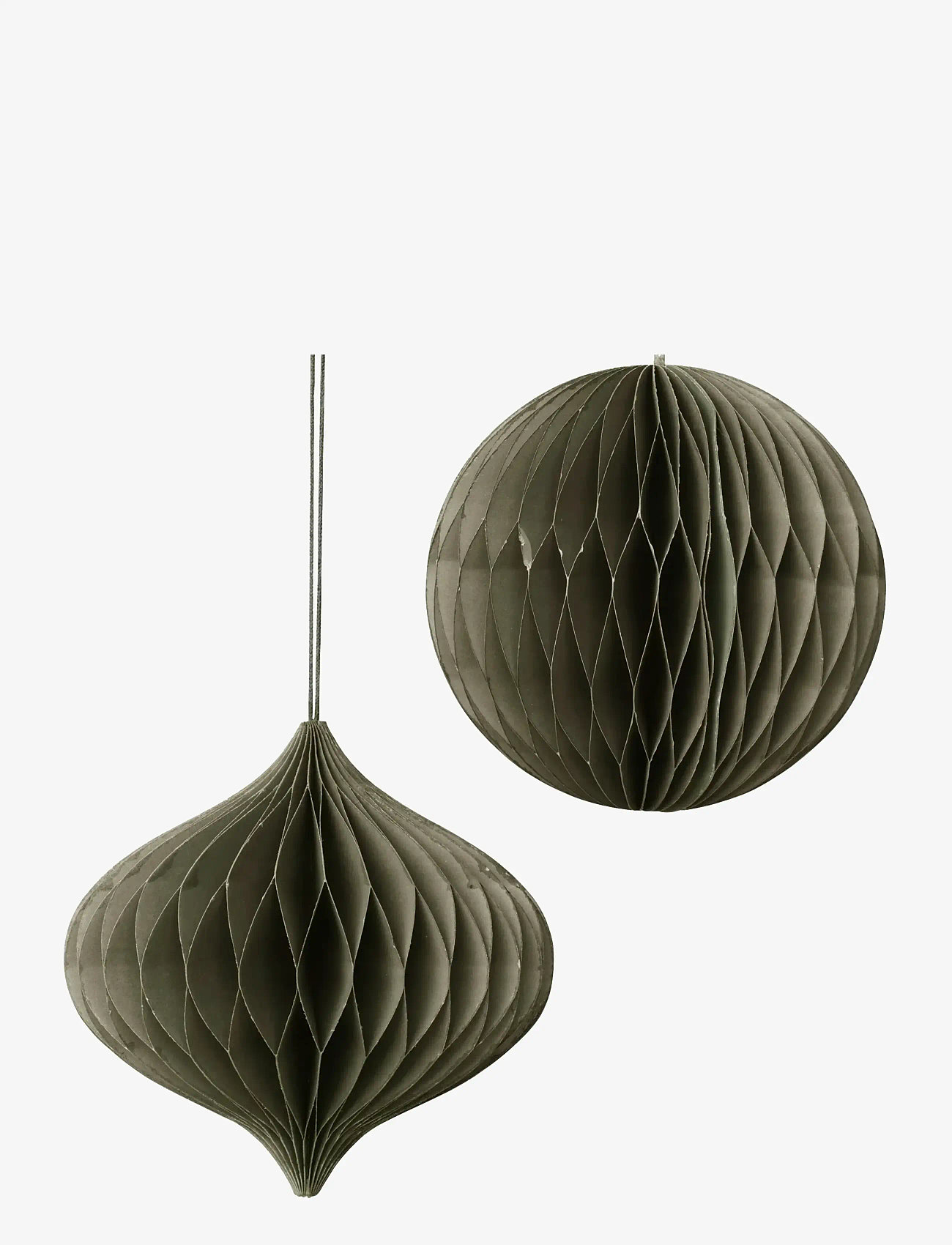 Broste Copenhagen - Christmas Mix Ornaments - thyme - 0