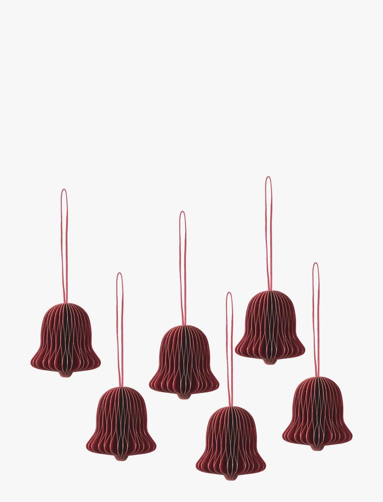 Broste Copenhagen Chime Bell Ornaments - Broste Copenhagen - POMPEIAN RED / red