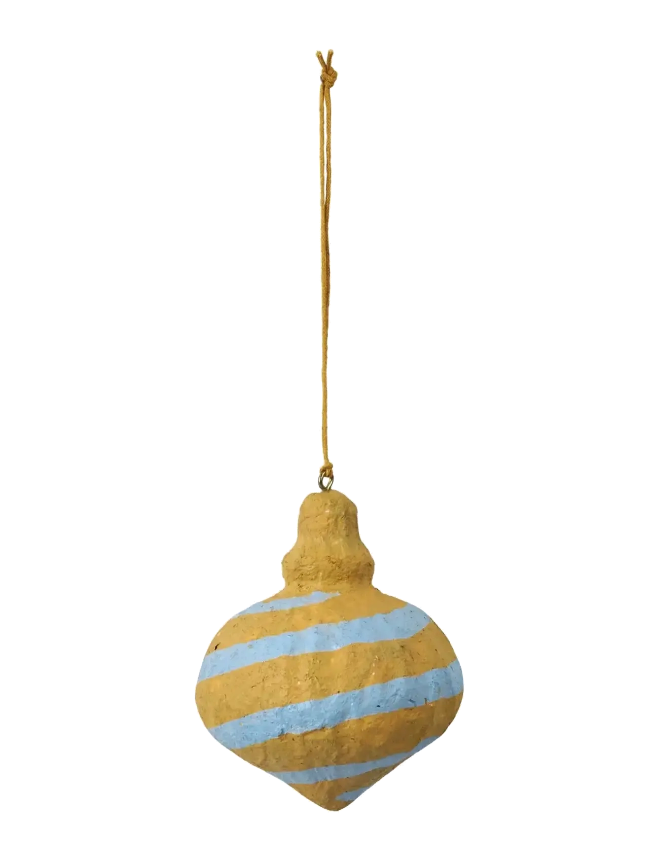 Broste Copenhagen Pulp Ornament Spinning Top - Weihnachtskugeln - PIGEON BLUE / blue