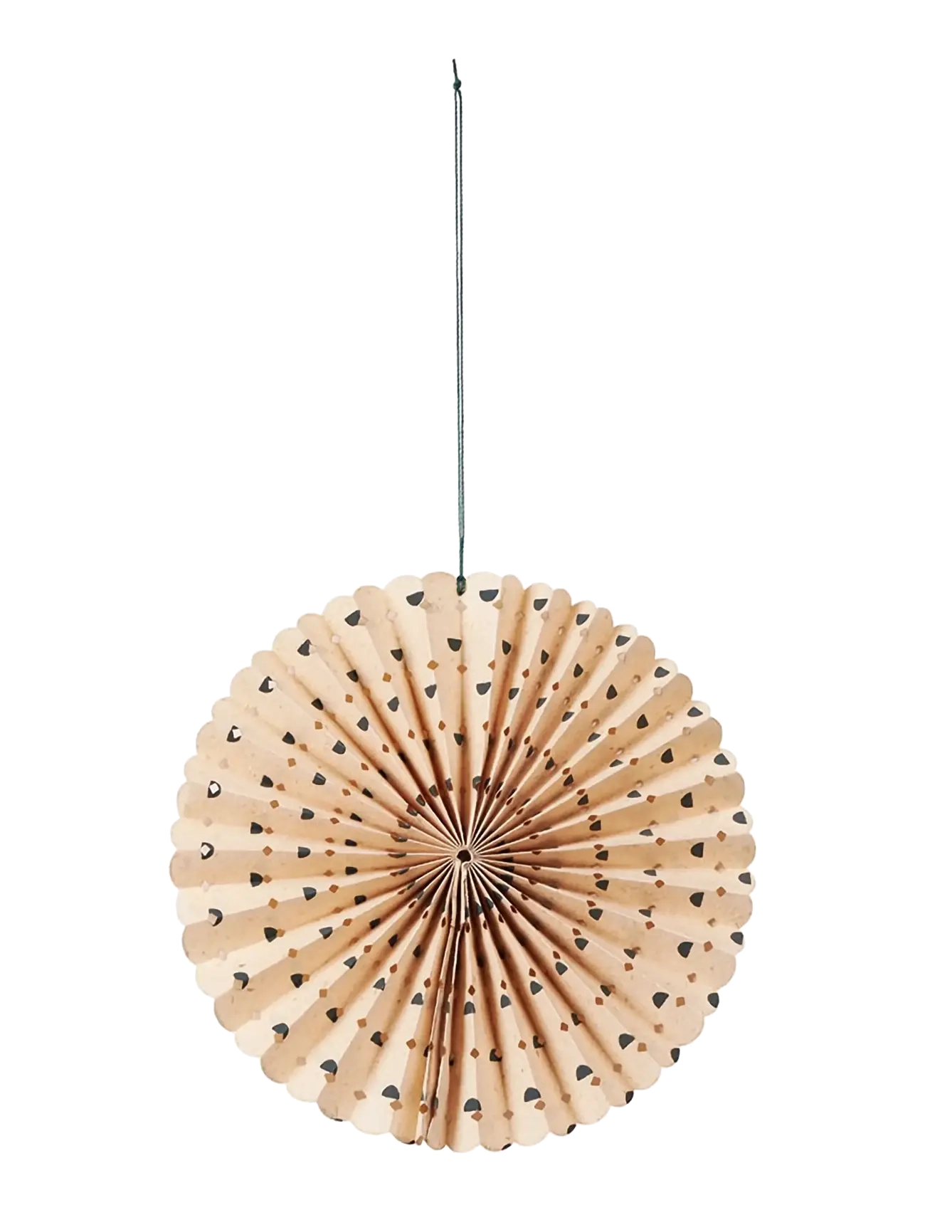 Broste Copenhagen Stella Ornament Small - Weihnachtsdekoration - NATURAL/FOREST GREEN / beige