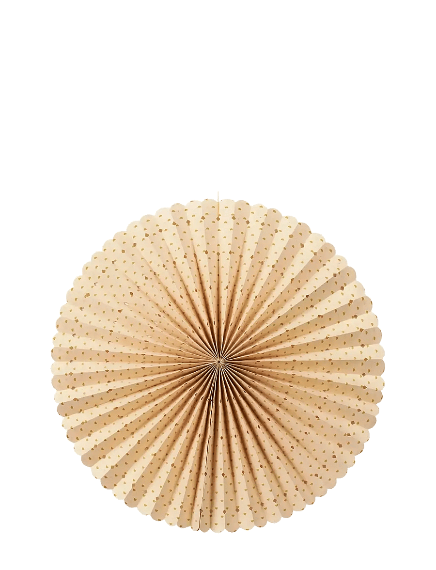 Broste Copenhagen - Stella Rosette Medium - sienų dekoracijos - natural/harvest gold - 1