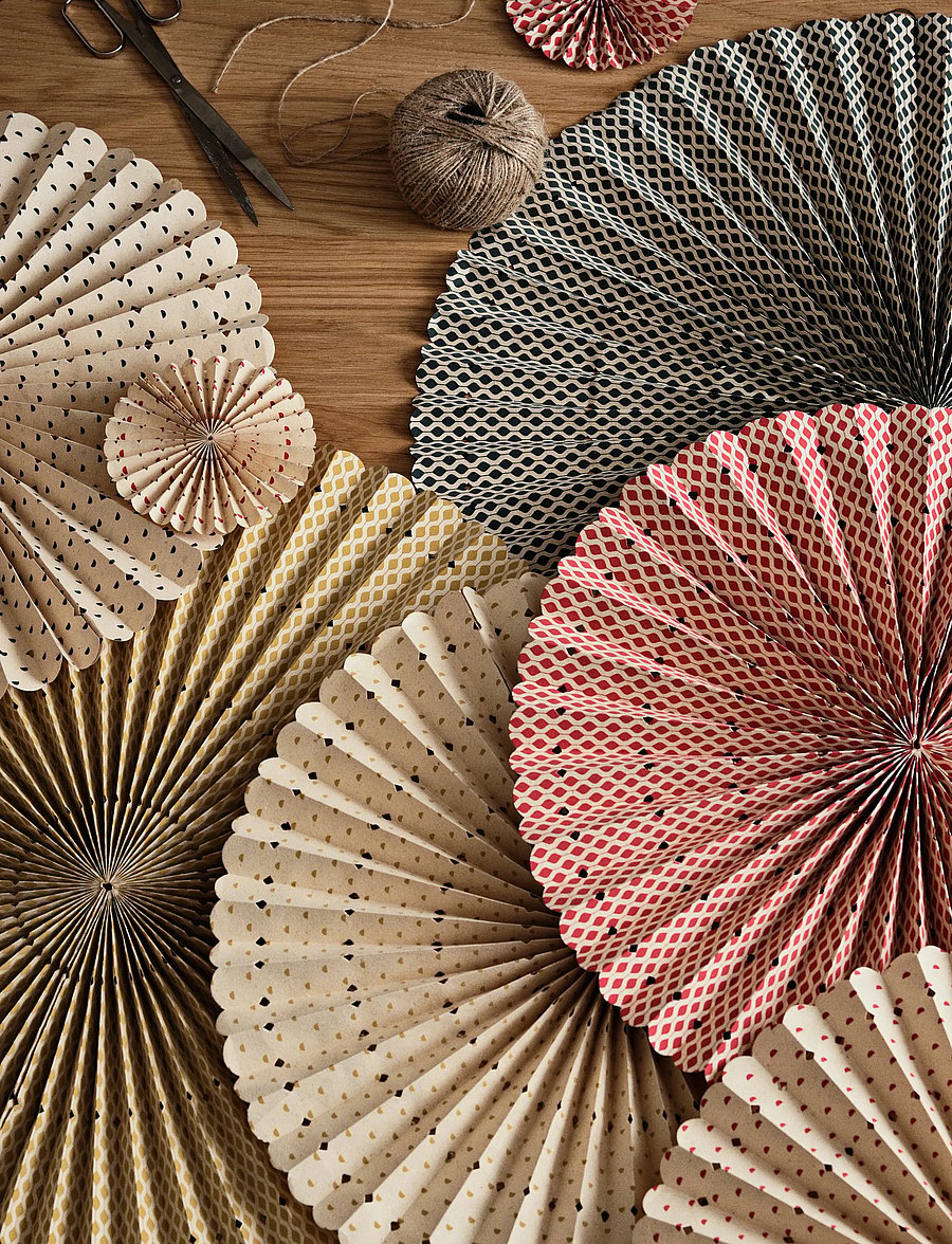 Broste Copenhagen - Stella Rosette Medium - sienų dekoracijos - natural/harvest gold - 0