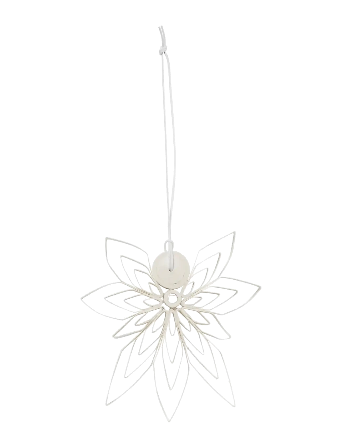 Broste Copenhagen Nora Ornaments - Christmas - OFF WHITE / white