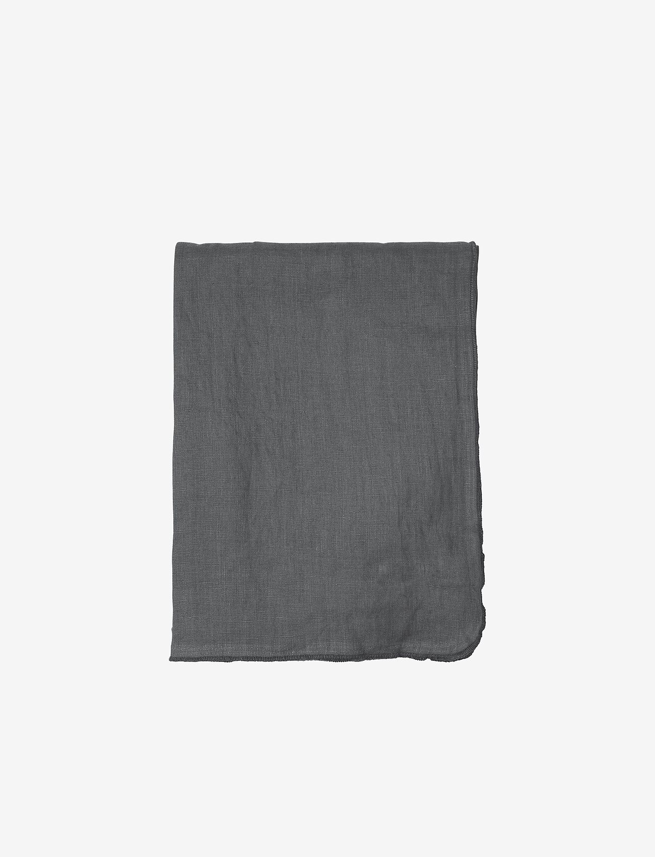 Broste Copenhagen - GRACIE Table cloth - tablecloths & runners - dark shadow - 0