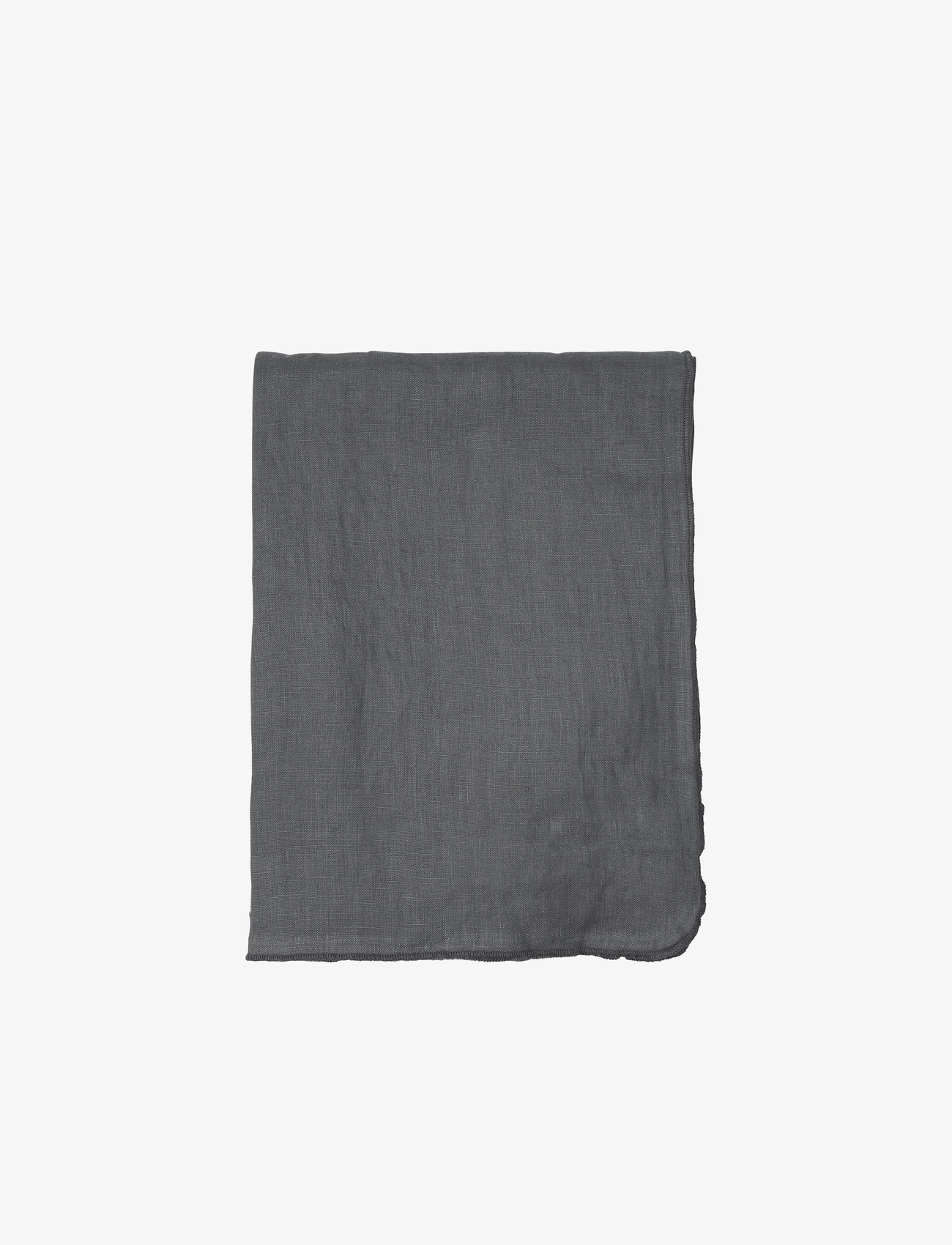 Broste Copenhagen Gracie Tablecloth - Tekstiilid - DARK SHADOW / grey