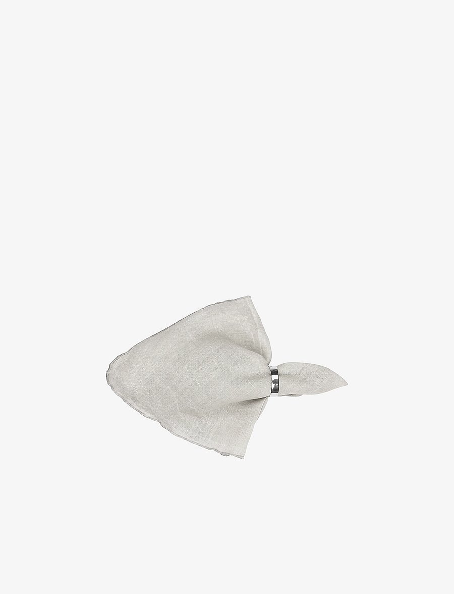 Broste Copenhagen - GRACIE Napkin - lina un kokvilnas salvetes - linen, high-rise - 1