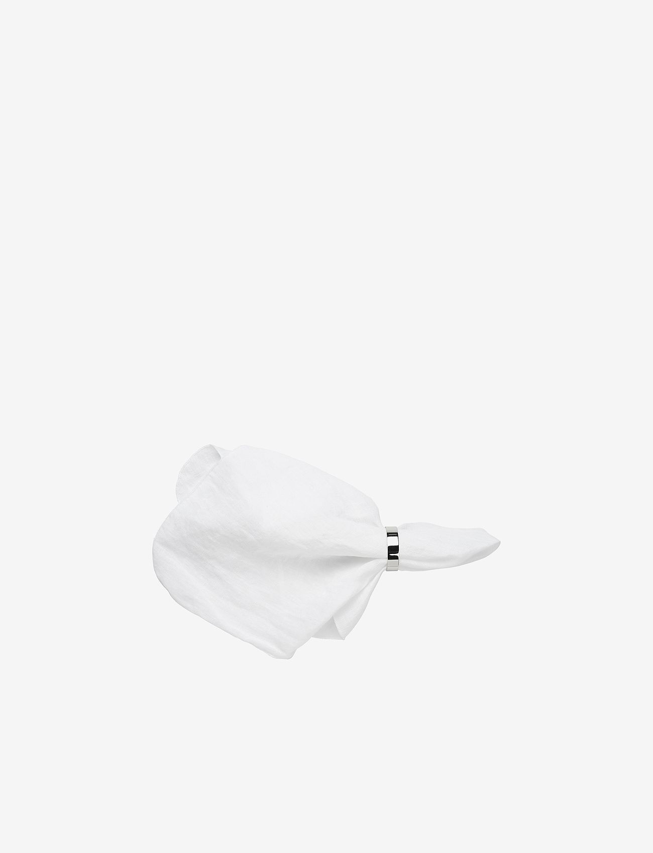 Broste Copenhagen - GRACIE Napkin - linen- & cotton napkins - pure white - 0