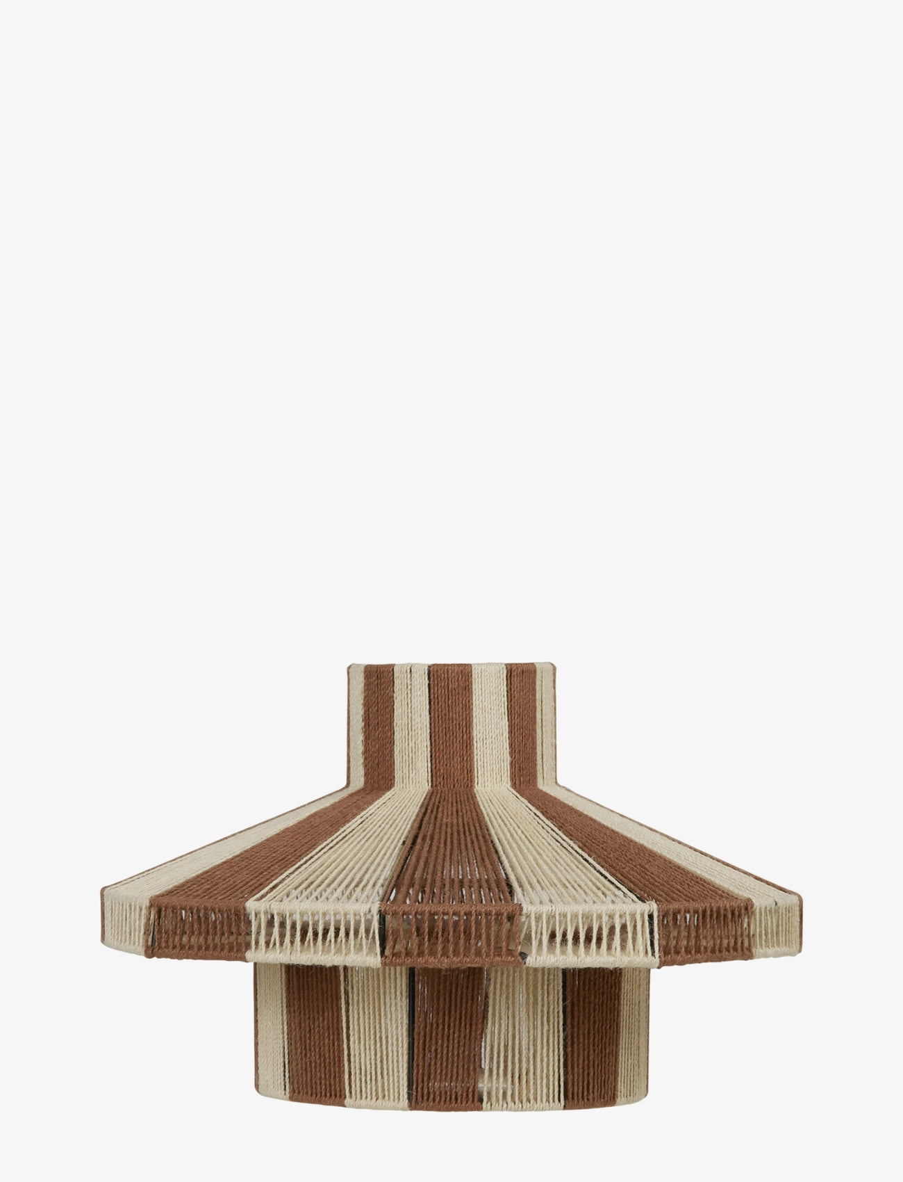 Broste Copenhagen Diana Lampshade - Angebote - MEERKAT BROWN/LIGHT YELLOW / brown