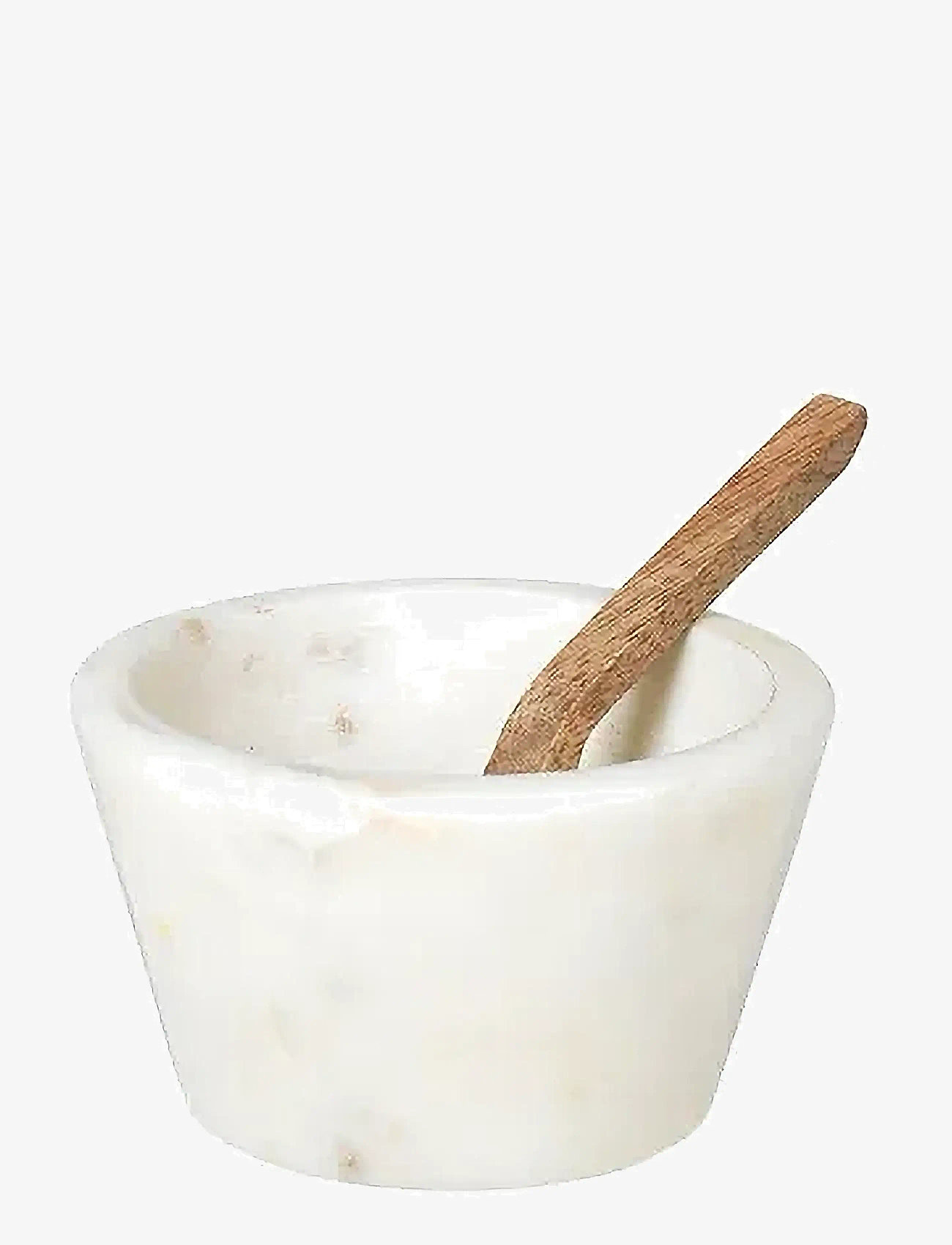 Broste Copenhagen - Marina Bowl with spoon - zuckerschalen - white - 0