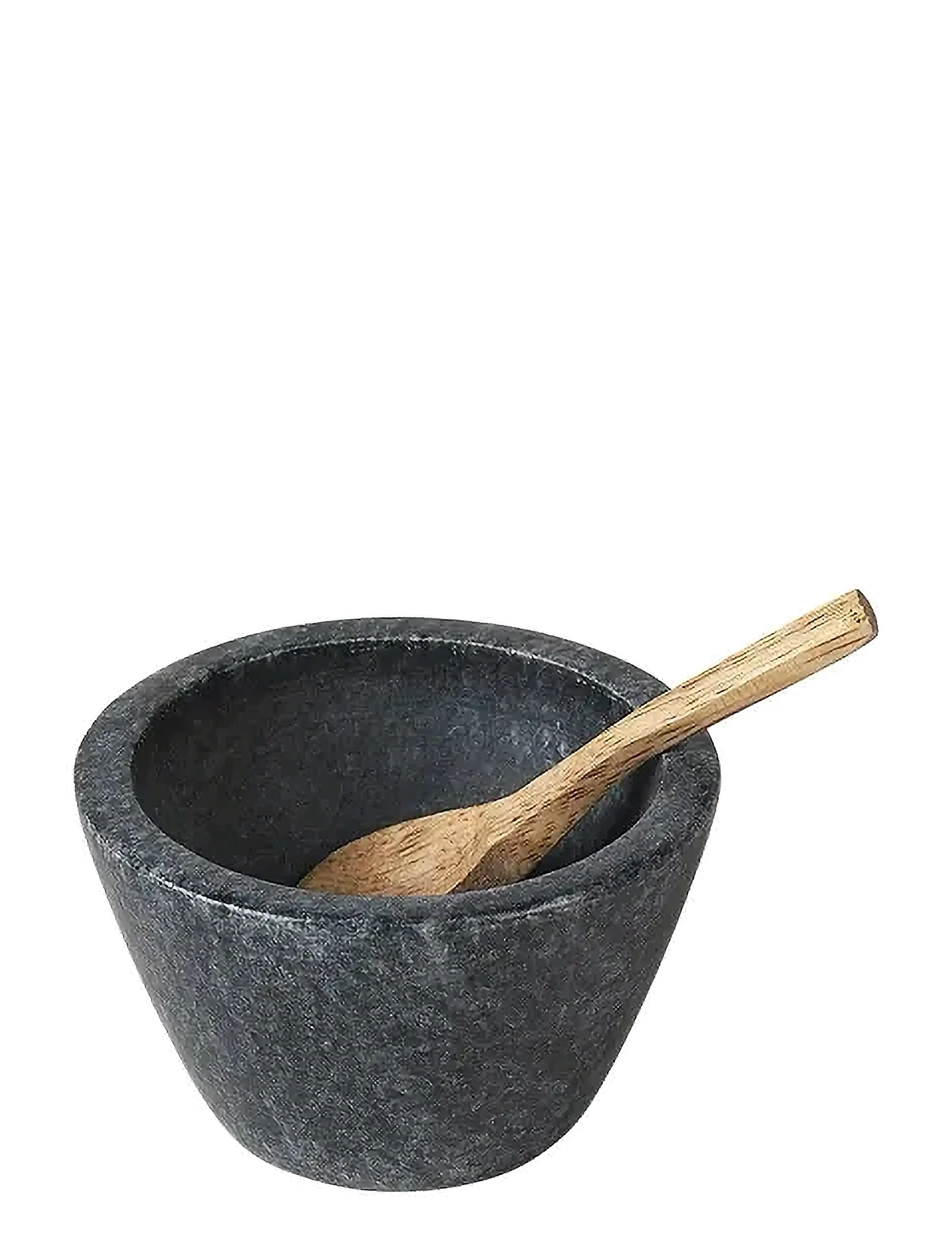 Broste Copenhagen Marina Bowl With Spoon, Sugar Skål, Sort, Str: Ø 7 CM