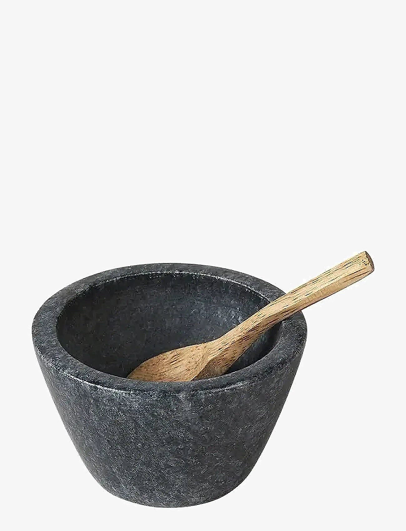 Broste Copenhagen - Marina Bowl with spoon - cukrinės - black - 0