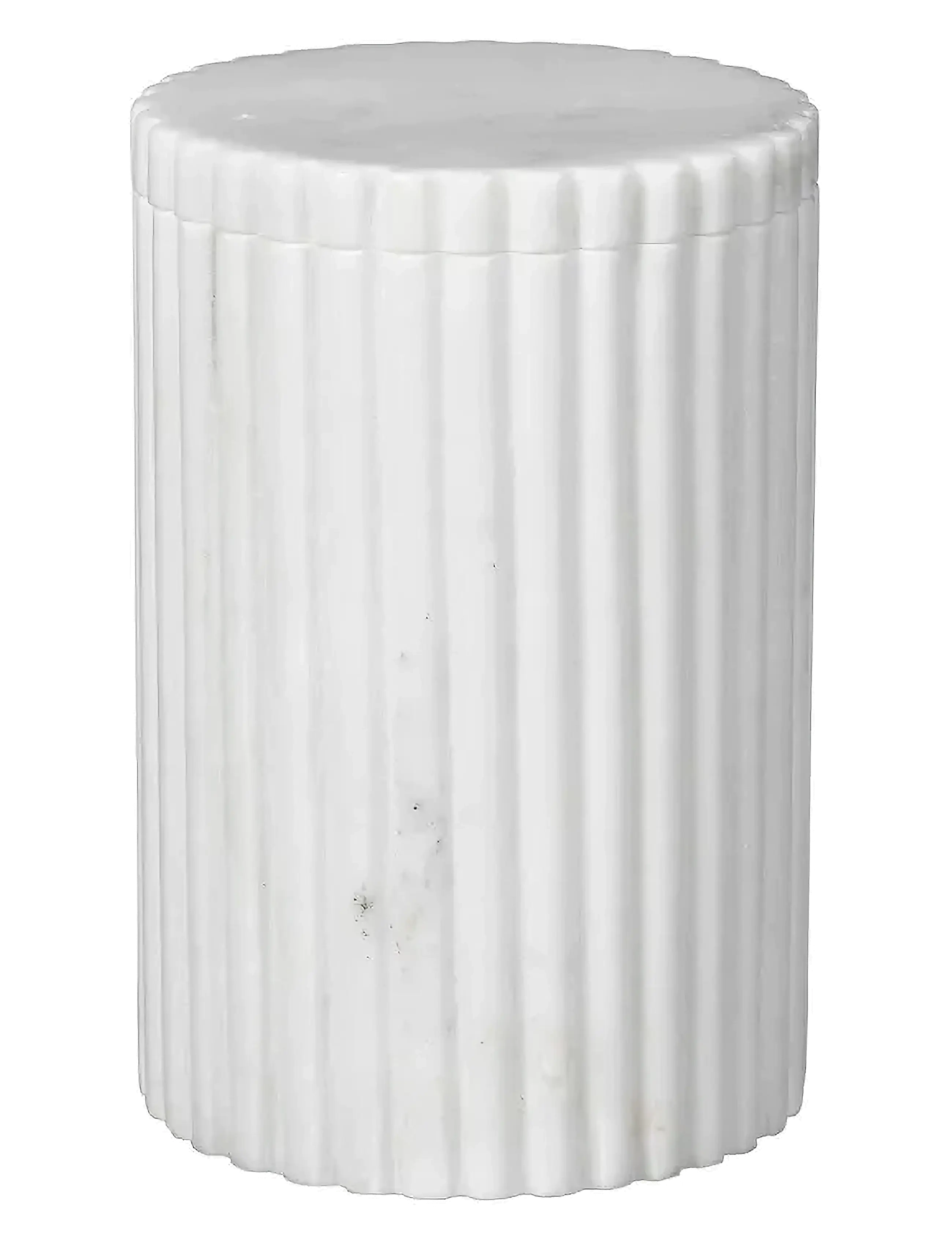 Broste Copenhagen Platon Canister, Ø 10 cm, White, Opbevaring > Opbevaringskurve, Unisex