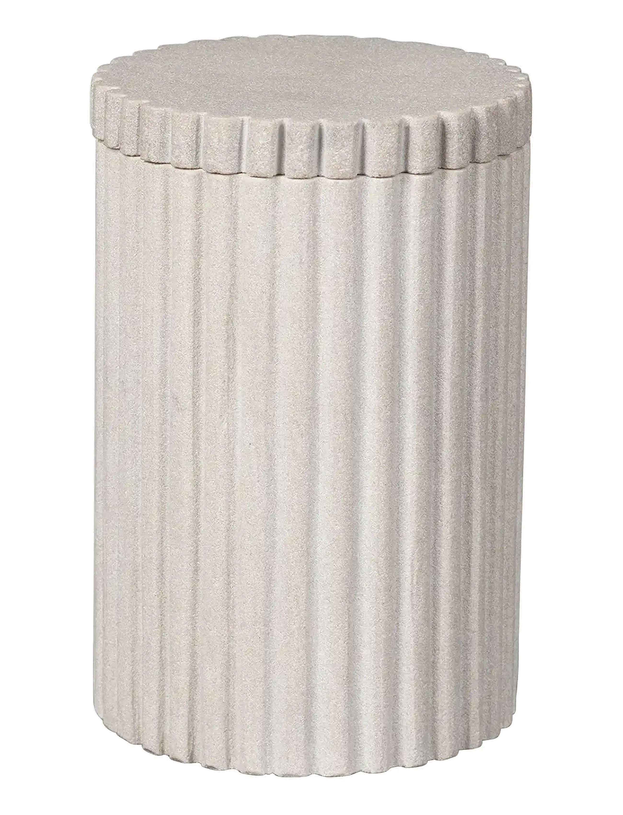 BROSTE COPENHAGEN Platon Canister Beige - Ø 10 CM - Unisex