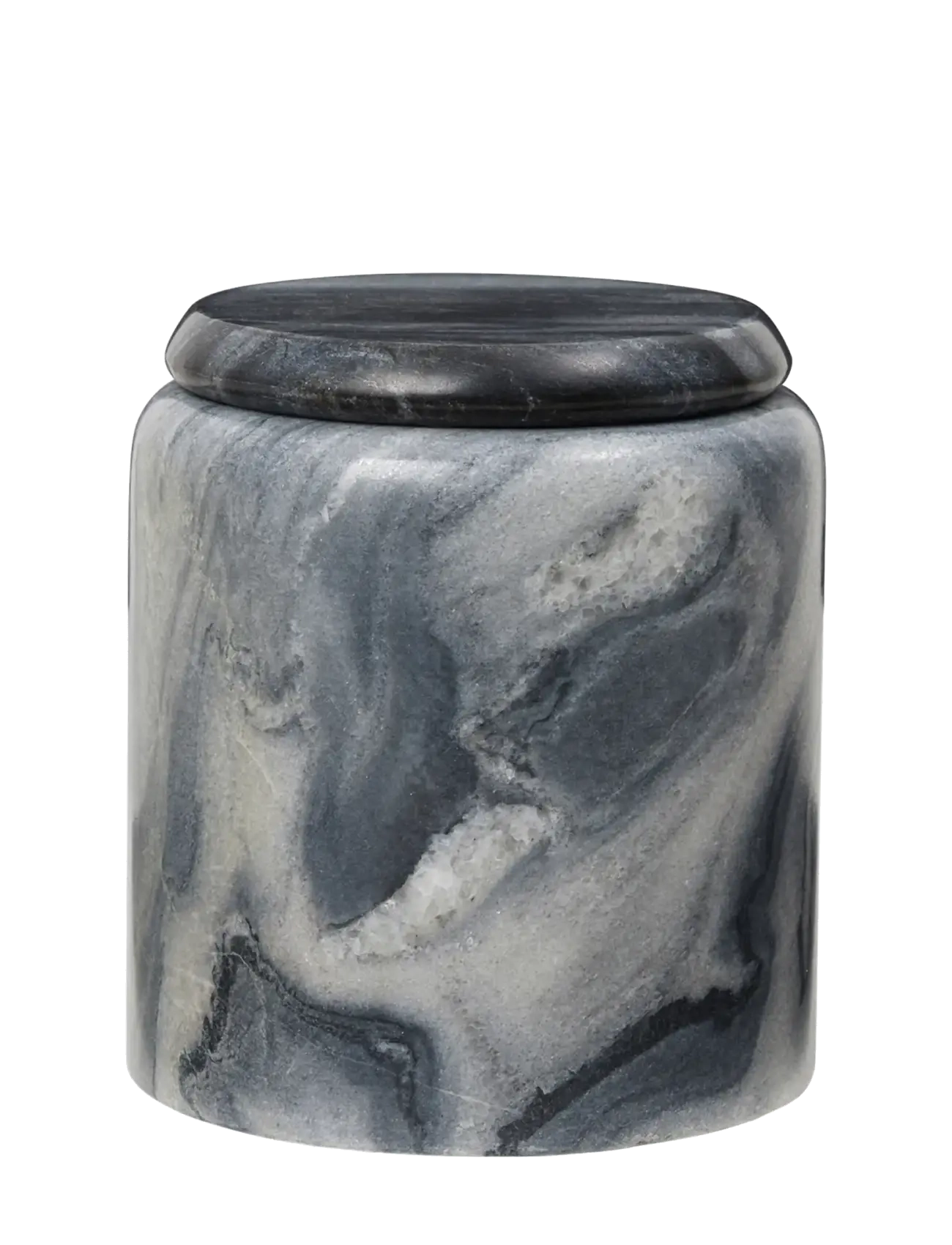 Broste Copenhagen Hedvig Canister - Opbevaringskasser & Krukke - BLACK / blue