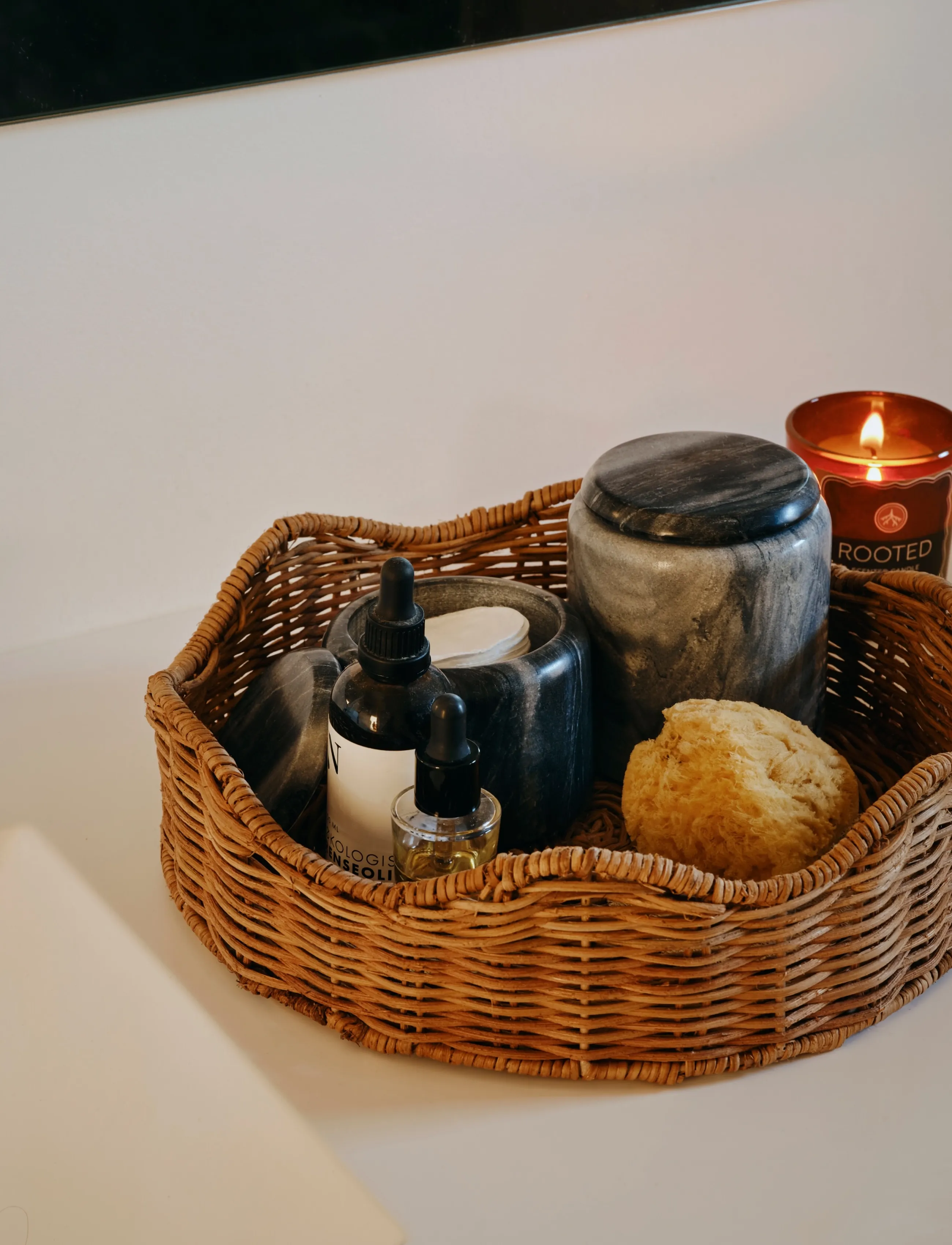 Broste Copenhagen Hedvig Canister, Ø 10 cm X 11, Storage, Blau - Mini Boxes, Homeware