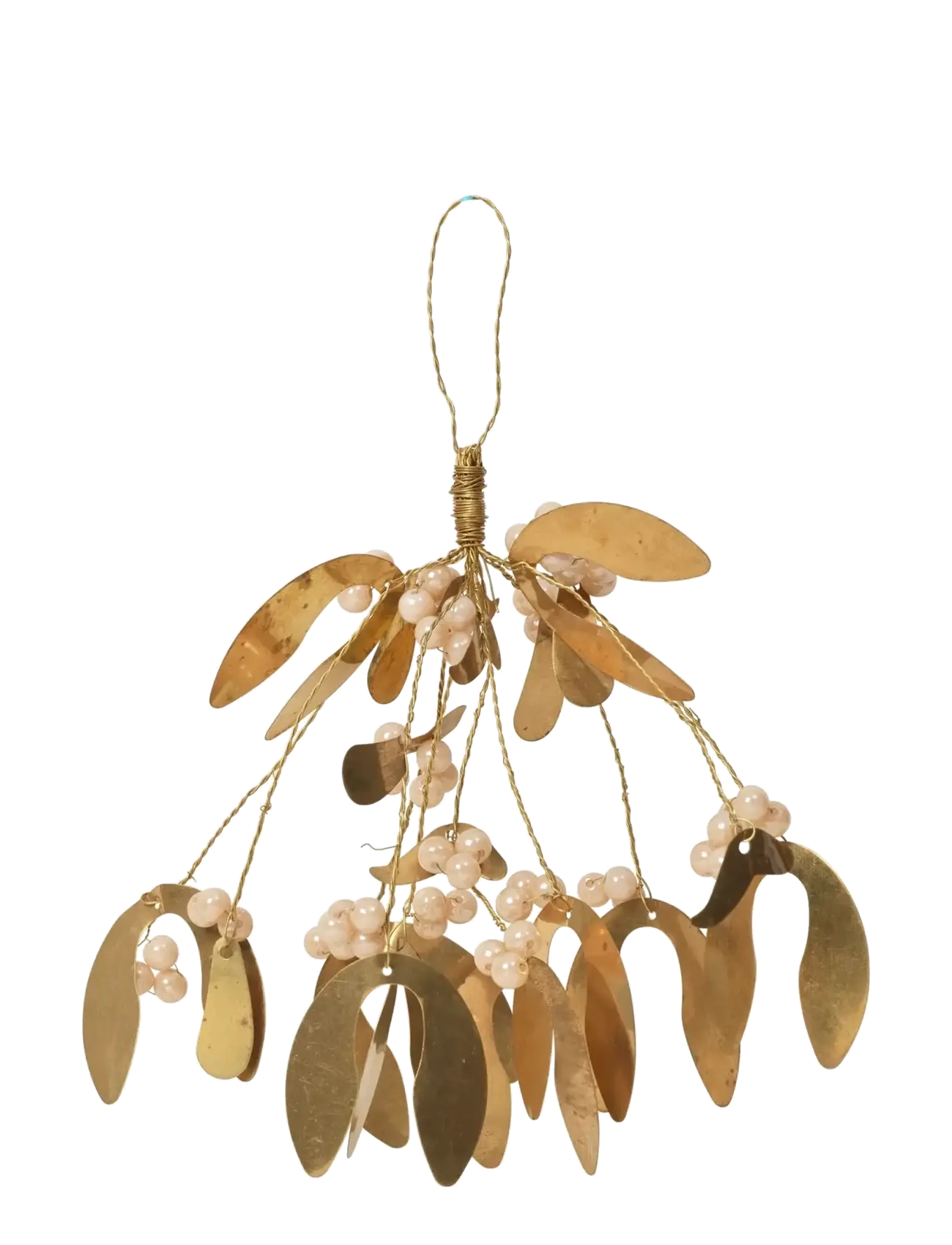 Broste Copenhagen Mistletoe Ornament - Einrichtung - IVORY / gold