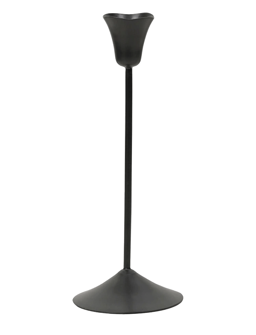 Broste Copenhagen - Ria Candle Holder - Žvakidės - black - 1
