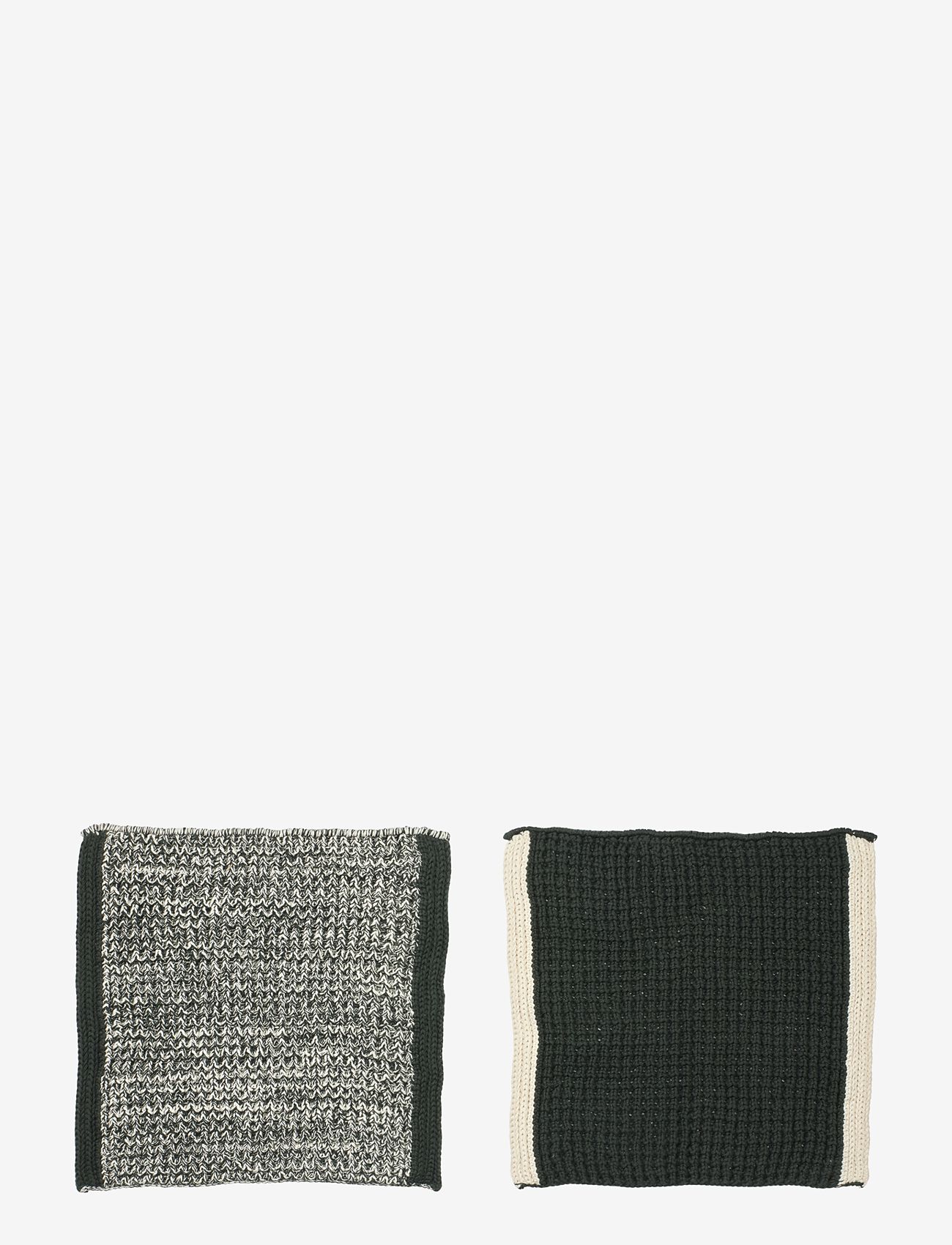 Broste Copenhagen - Rigmor dish cloth - forest green - 1
