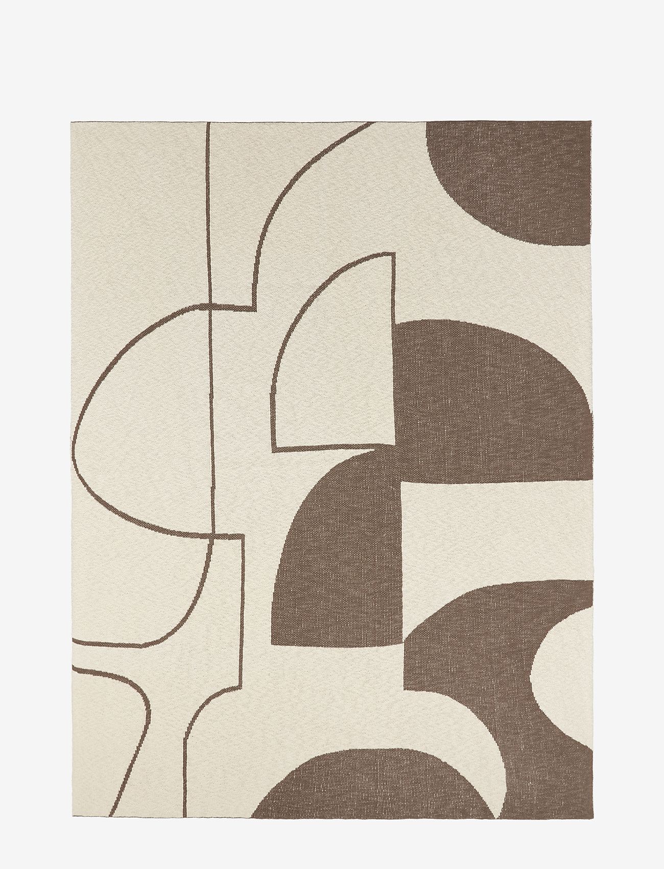 Broste Copenhagen - Maren Throw - blankets & throws - kangaroo brown/off white - 0