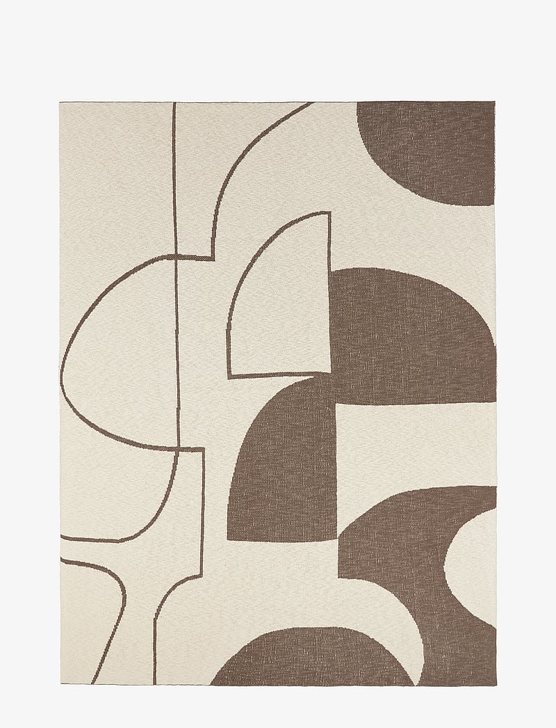 Broste Copenhagen - Maren Throw - shop by price - kangaroo brown/off white - 0