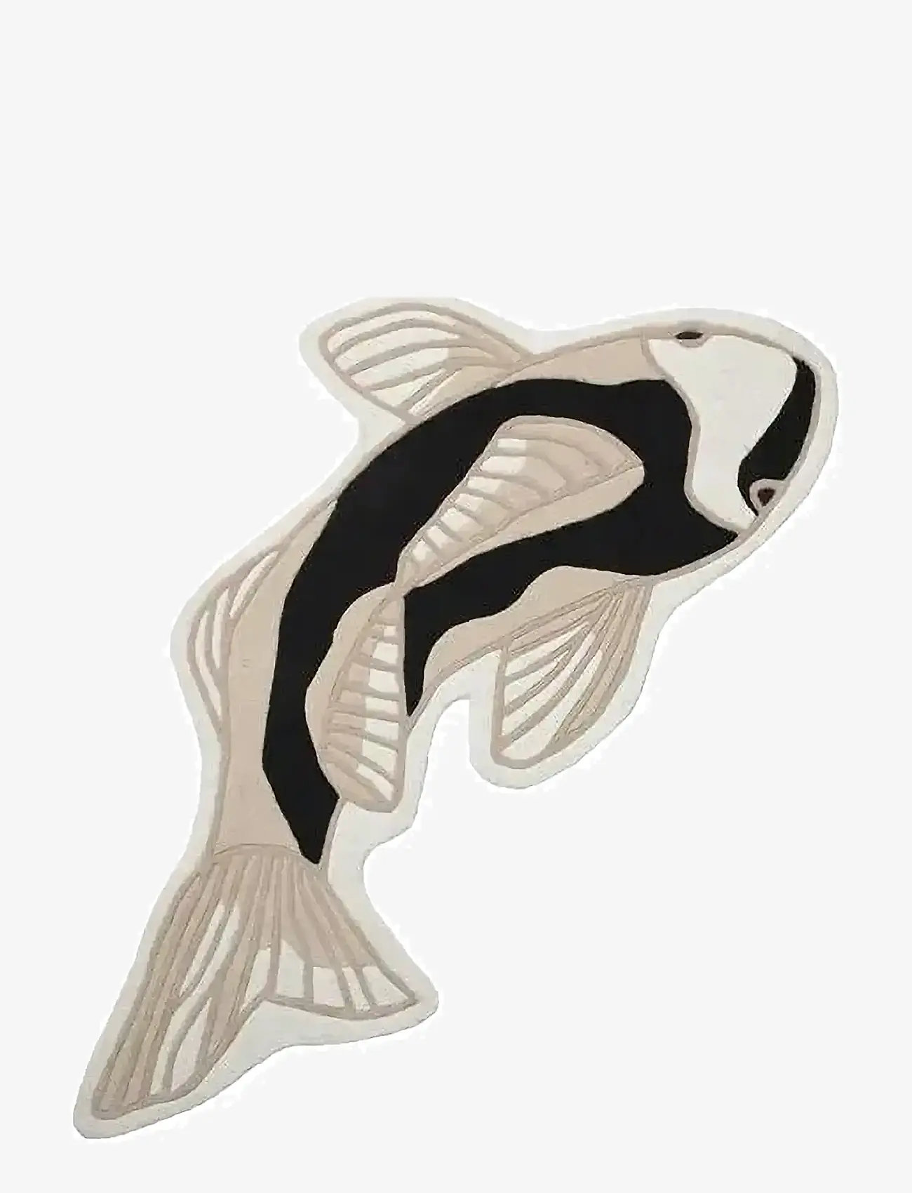 Broste Copenhagen - Koi Rug - black/beige - 0