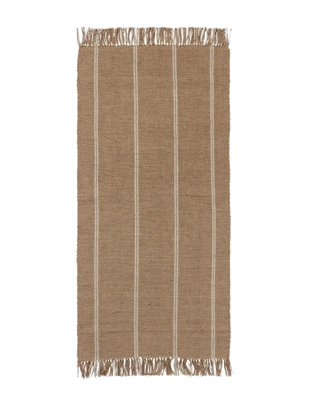 Broste Copenhagen Yuki Rug - Entreløbere - WHITE/NATURAL / beige
