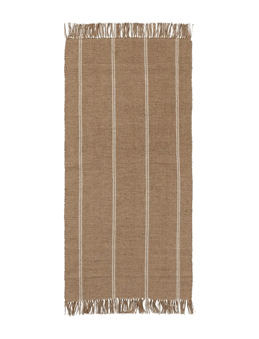 Broste Copenhagen - Yuki Rug - vaibad koridori - white/natural - 0
