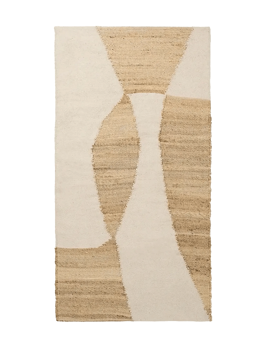 Broste Copenhagen - Lumi Rug - puuvillased vaibad & kaltsuvaip - natural - 1