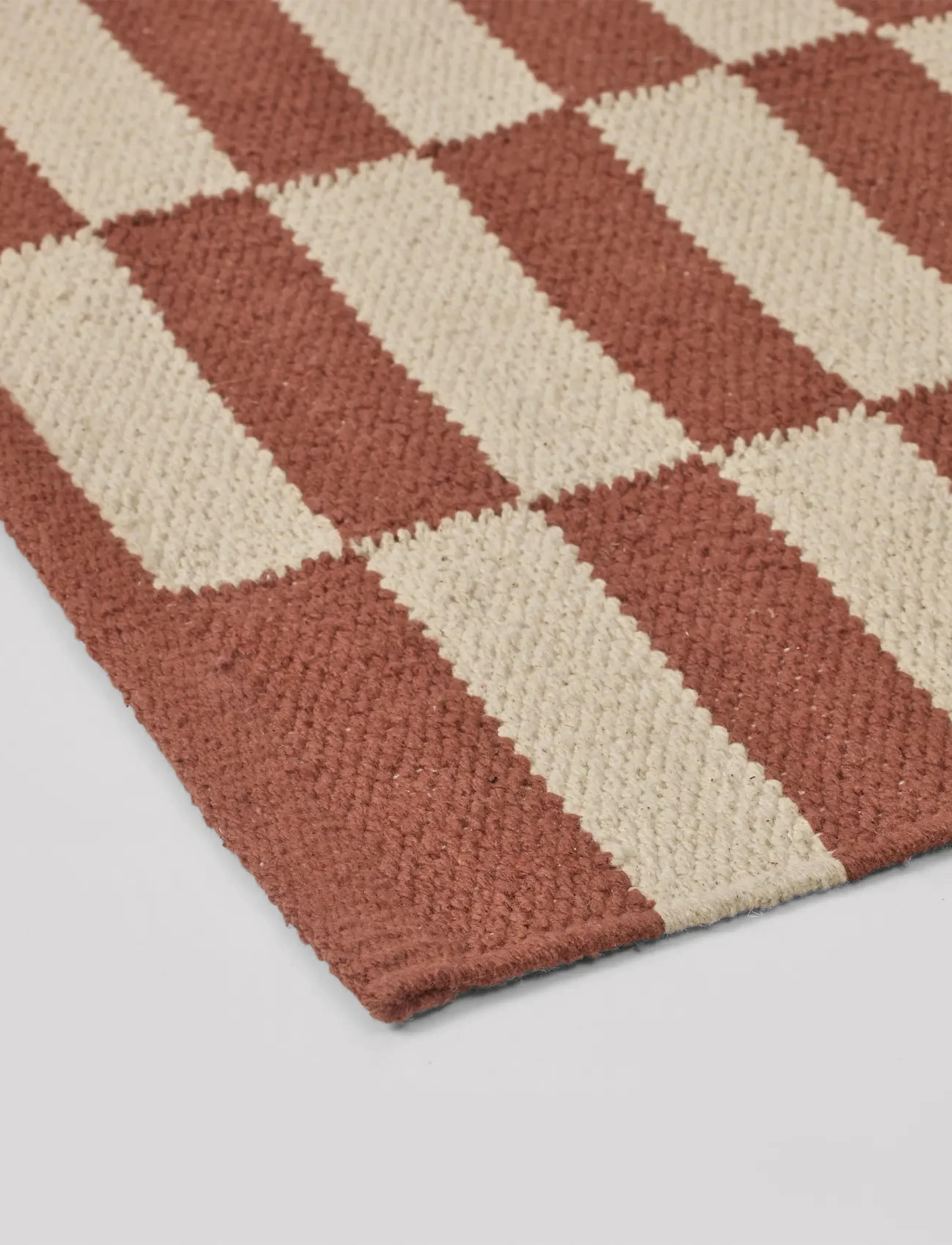 Broste Copenhagen - Jane Rug - entreløbere - red - 1