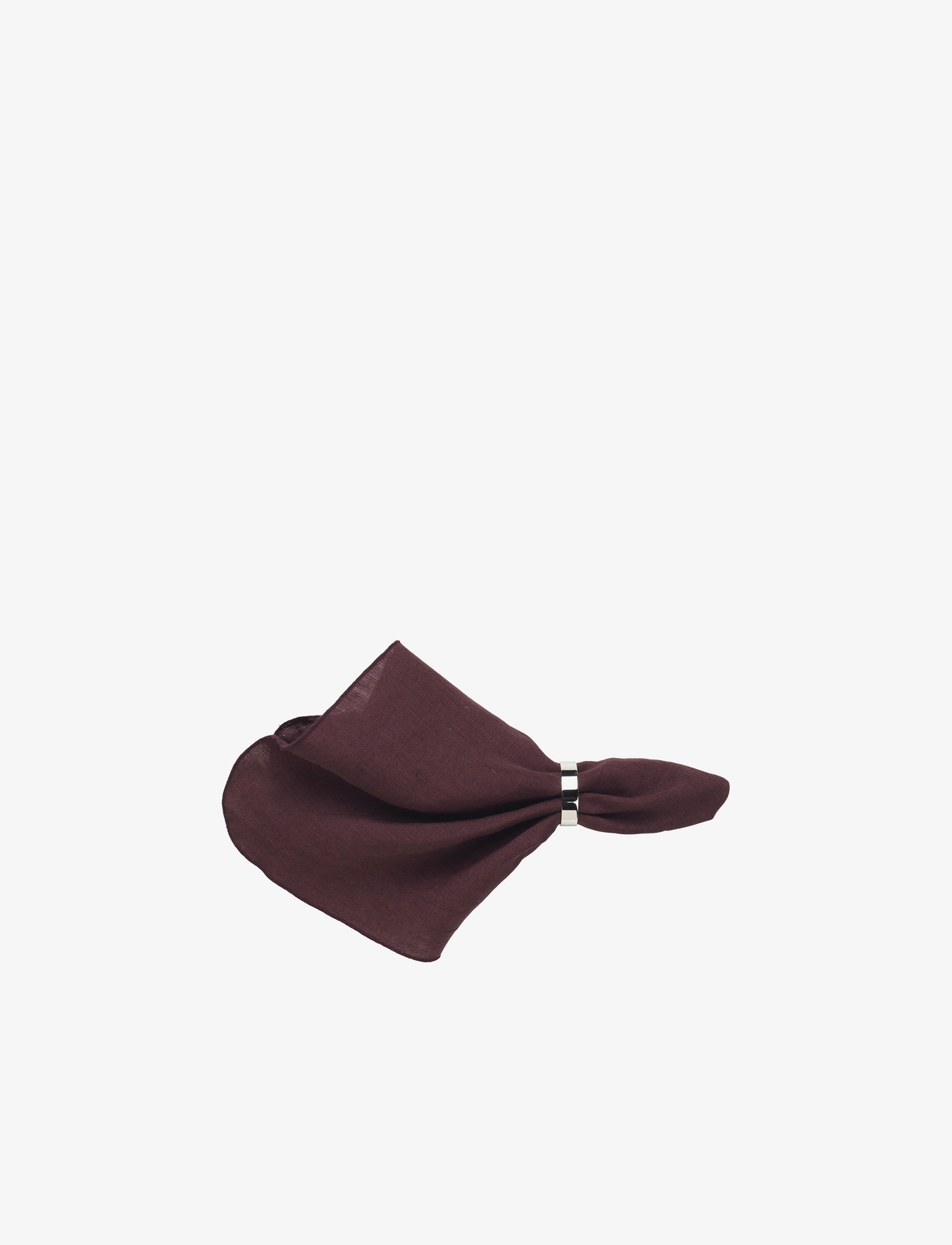 BROSTE COPENHAGEN Serviet 'Gracie' Burgundy - 45X45CM - Unisex