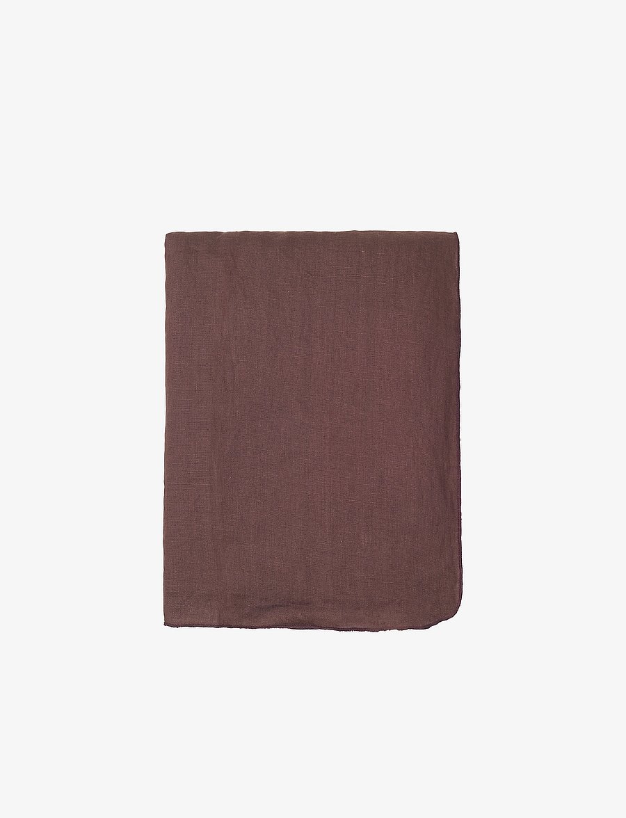 Broste Copenhagen - Gracie Tablecloth - osta hinna alusel - linen, aubergine - 0