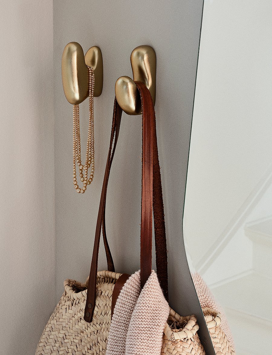 Broste Copenhagen - Roberta Hook - konksud - brass finish - 0