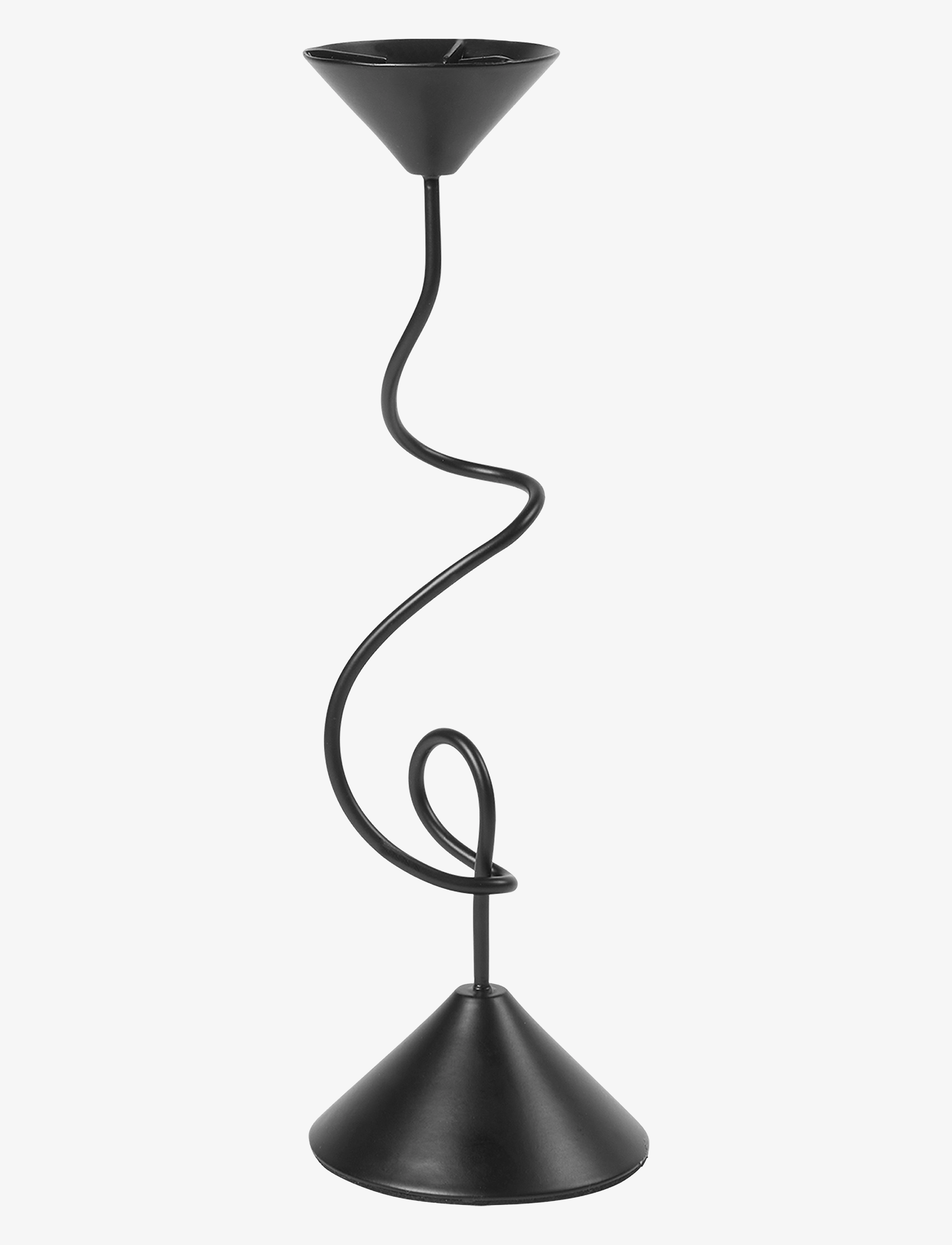 BROSTE COPENHAGEN Selma Lysestage Schwarz - H26.5CM - Unisex