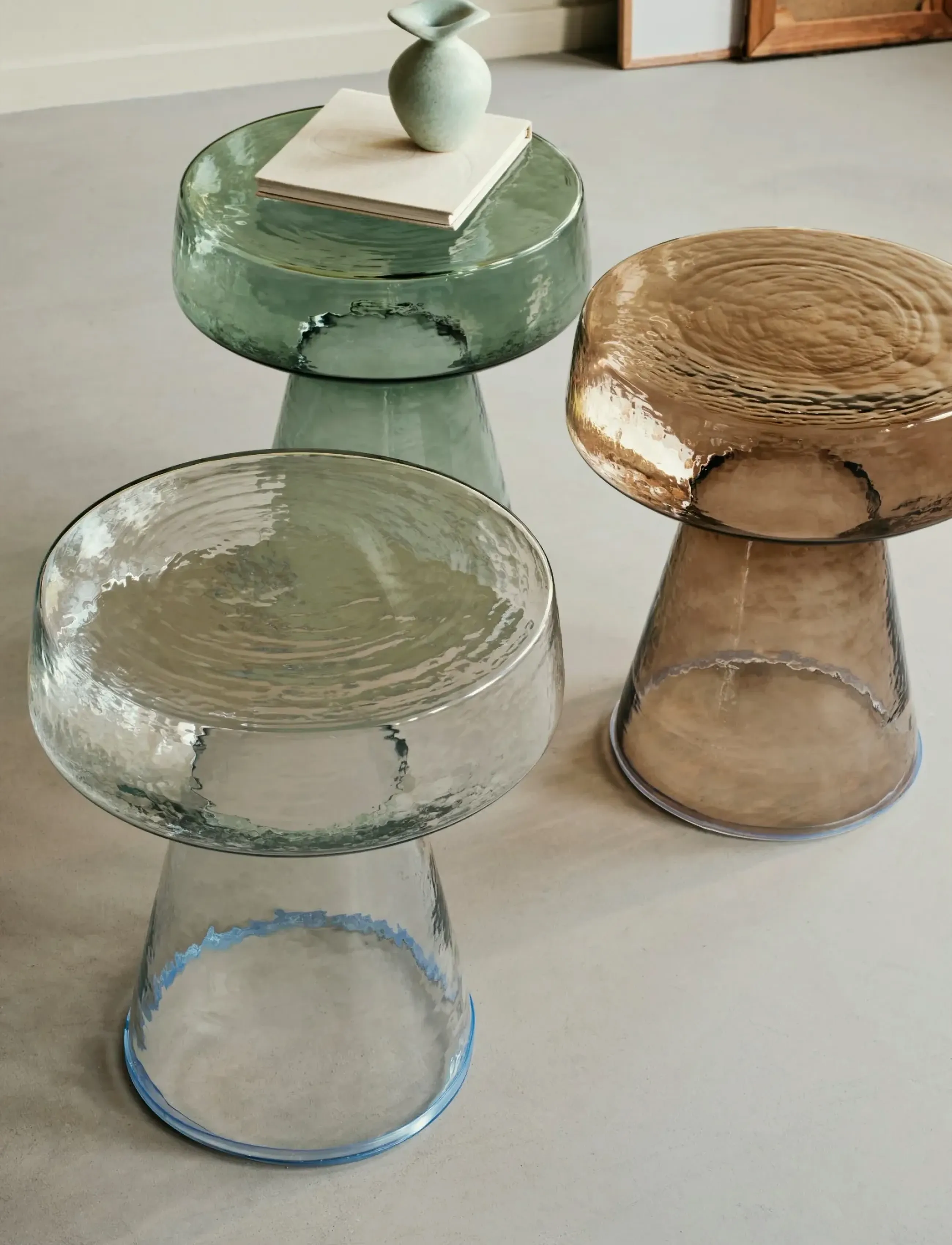 Broste Copenhagen Clara Side Table, H 44 cm, Tables, Nackt - Tables & Small Homeware