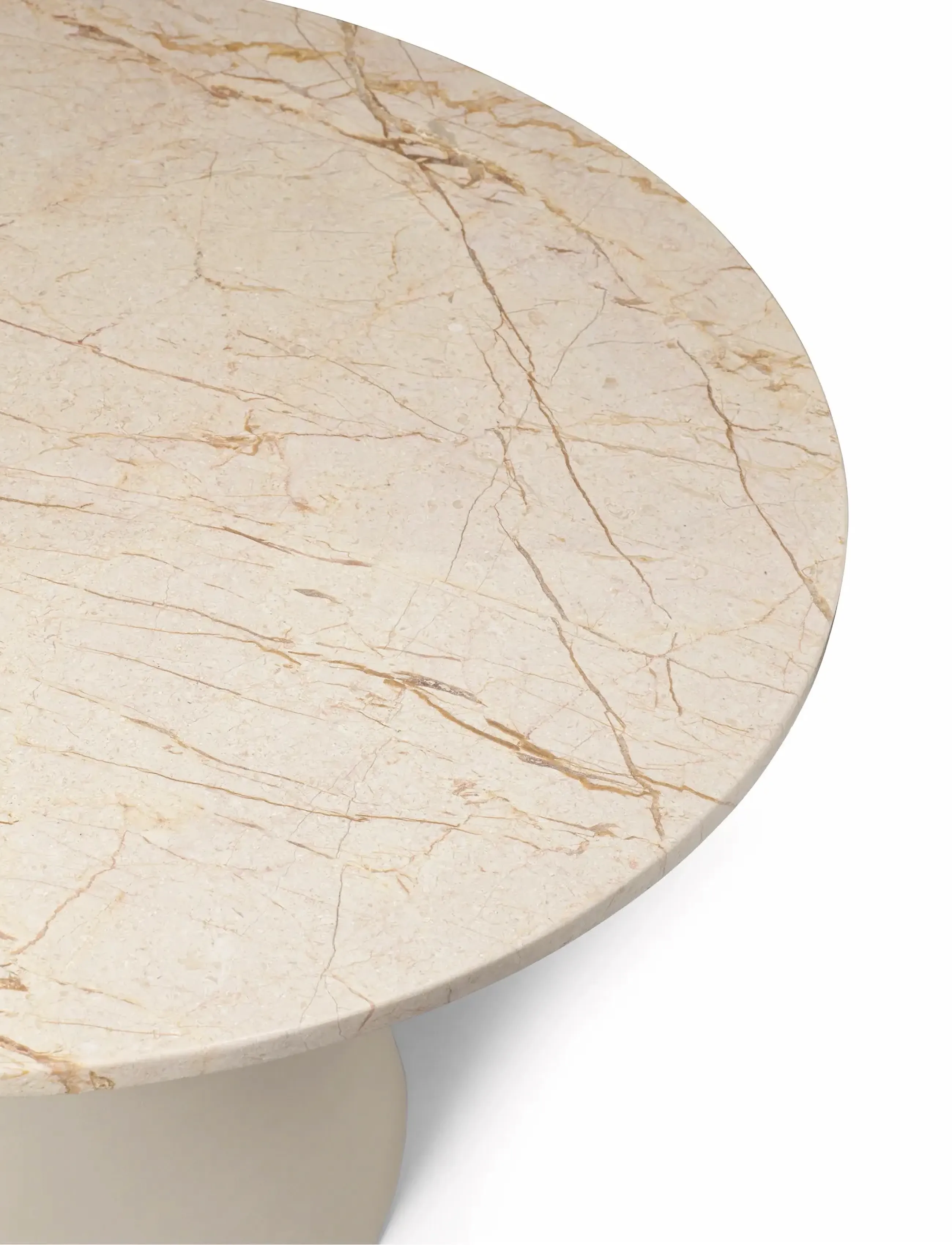 Broste Copenhagen - Miro Table - sidobord & småbord - beige - 2