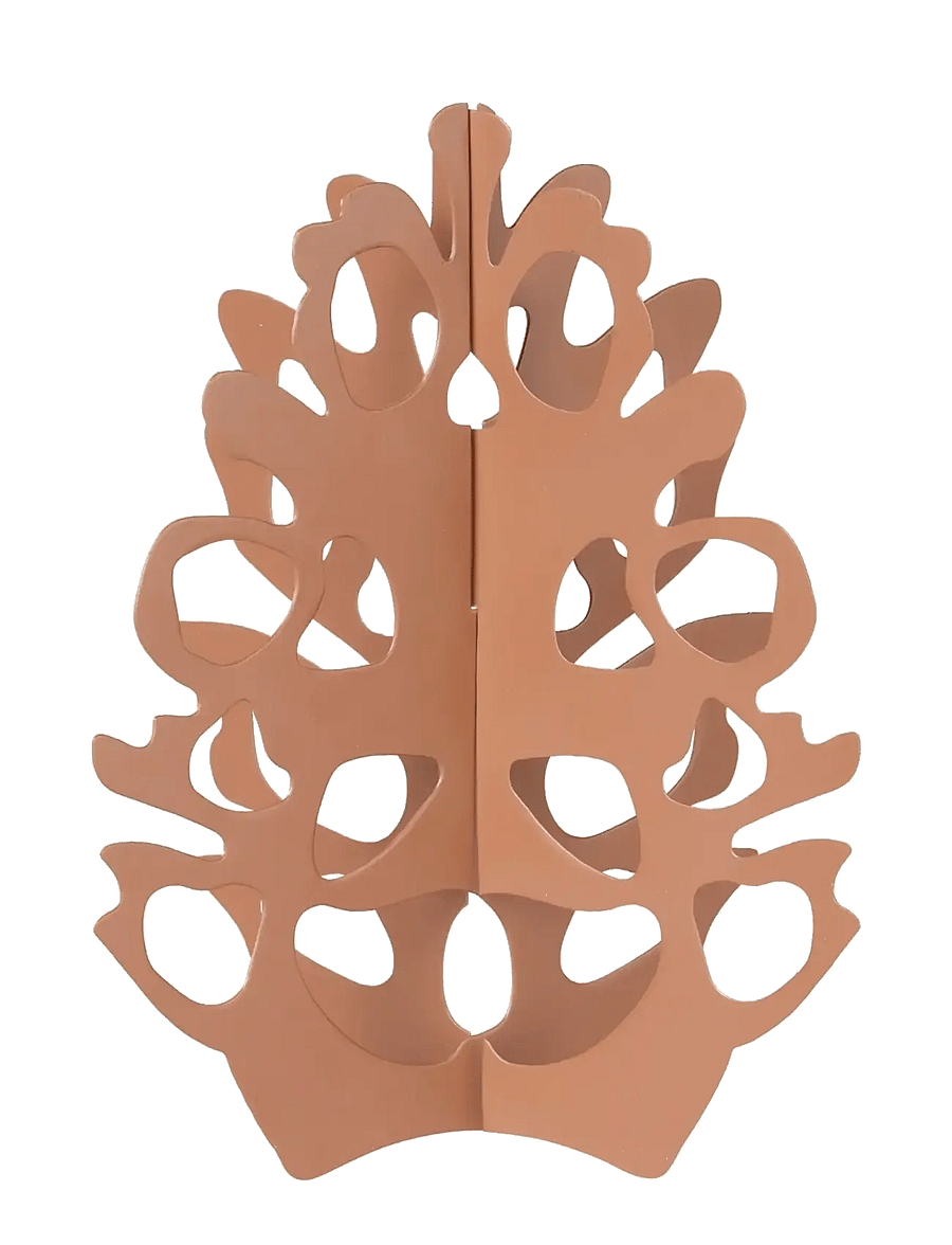 Broste Copenhagen - Cone Christmas Tree - kalėdų dekoracijos - caramel brown - 0