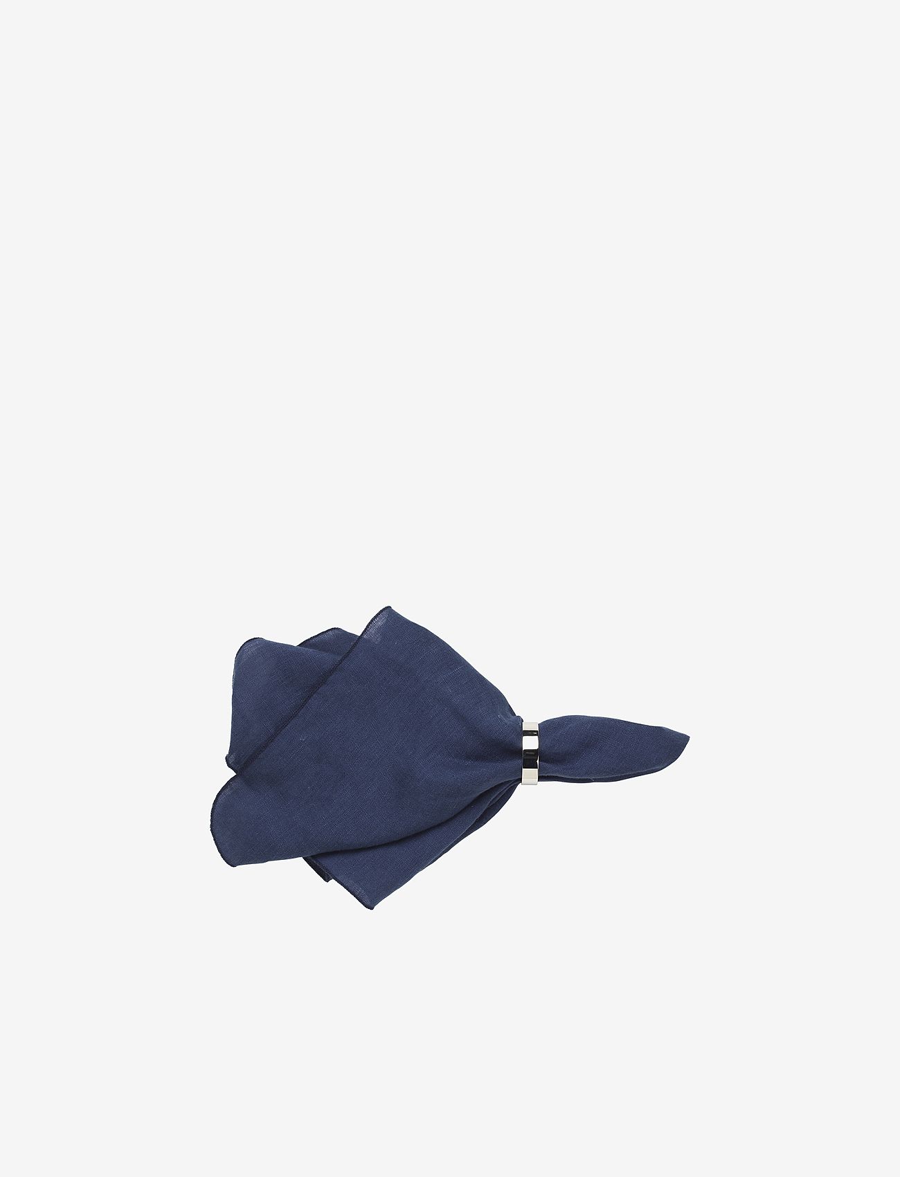 Broste Copenhagen - GRACIE Napkin - linen- & cotton napkins - insignia blue - 0