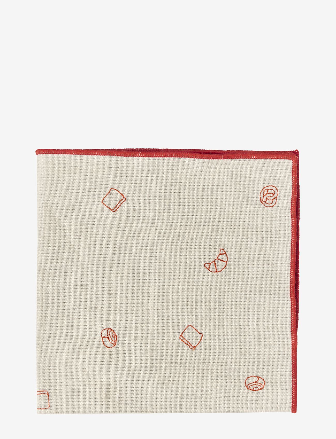 Broste Copenhagen - Bread Napkin - pumpkin orange - 1